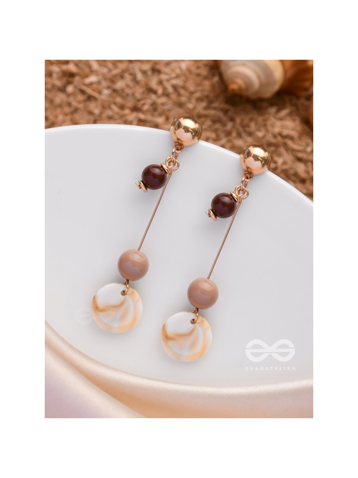SEASHELL SECRETS - CASUAL DROP EARRINGS