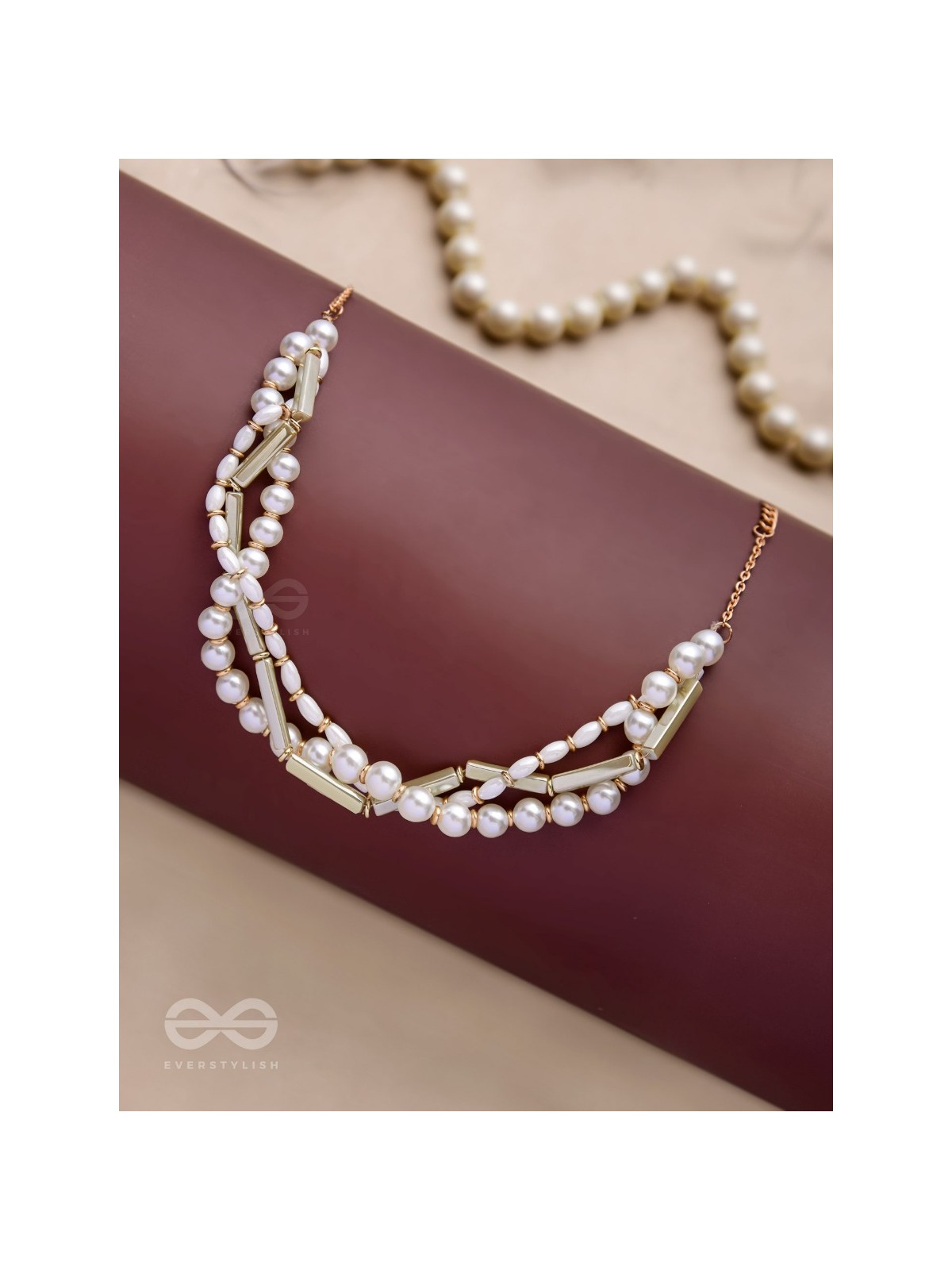 THE SHORELINE SHIMMER - GOLDEN STATEMENT NECKPIECE