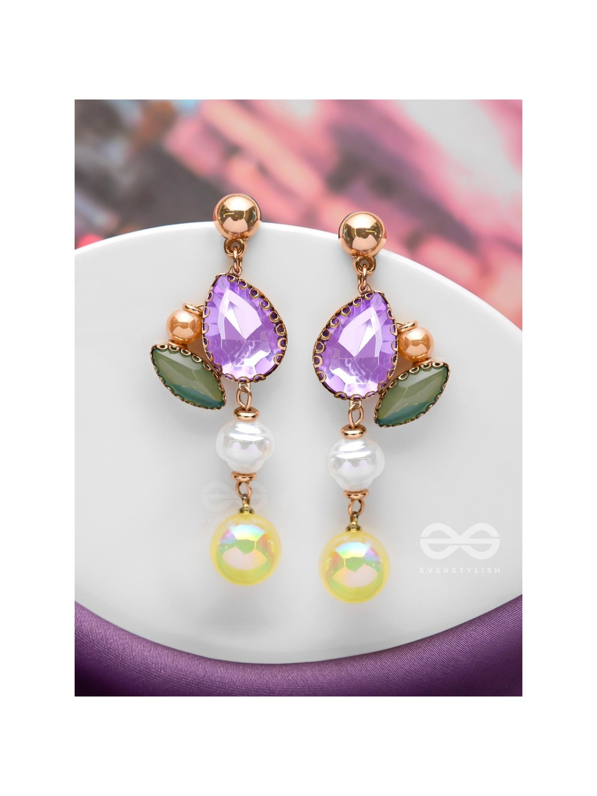 LAVISH IVY ECLAT - STATEMENT DROP EARRINGS