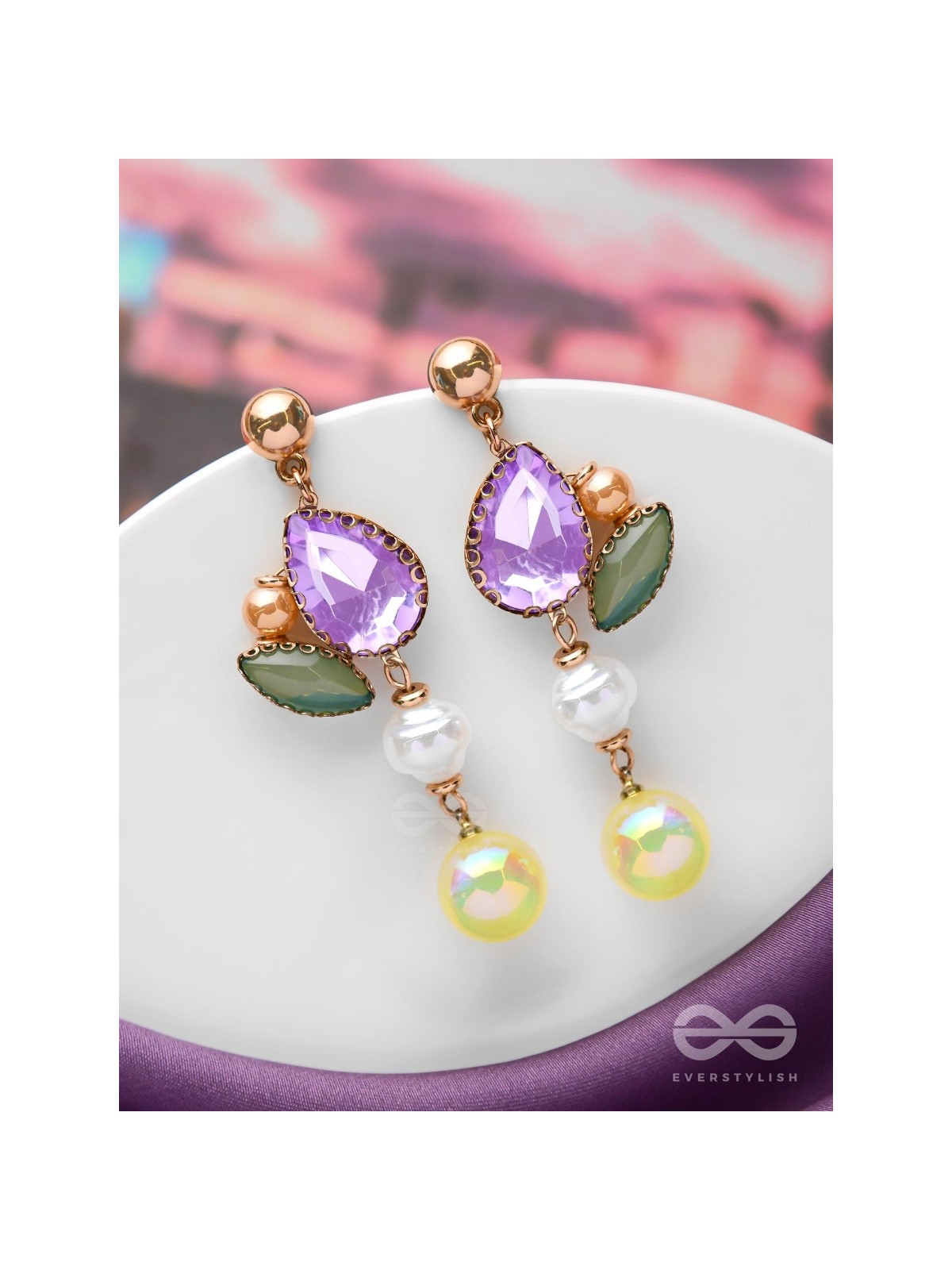 LAVISH IVY ECLAT - STATEMENT DROP EARRINGS