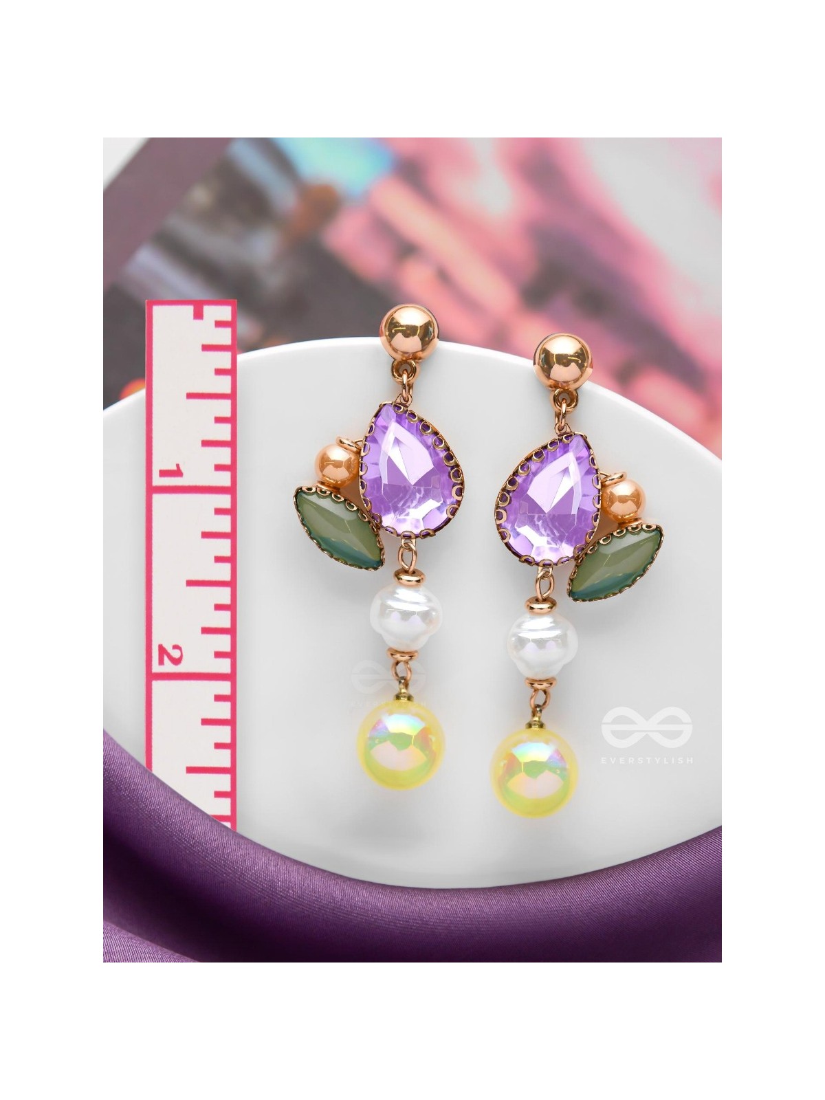 LAVISH IVY ECLAT - STATEMENT DROP EARRINGS