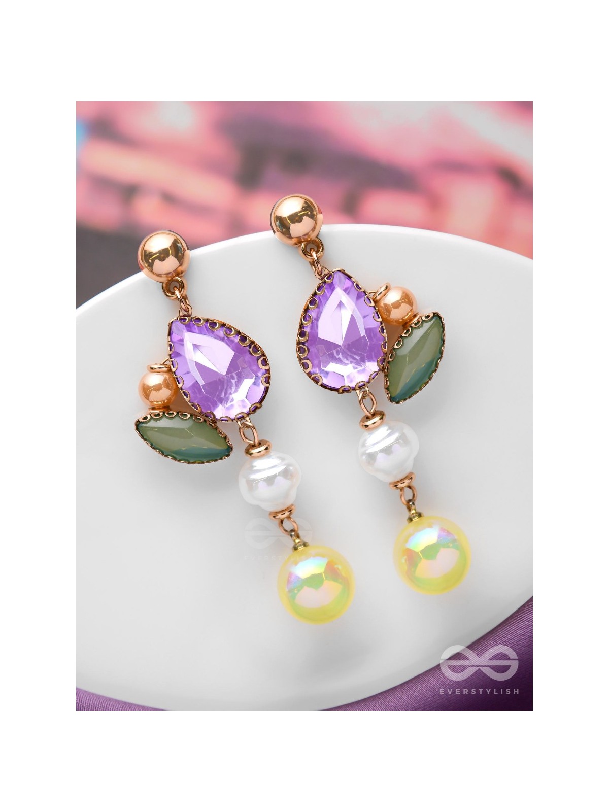 LAVISH IVY ECLAT - STATEMENT DROP EARRINGS