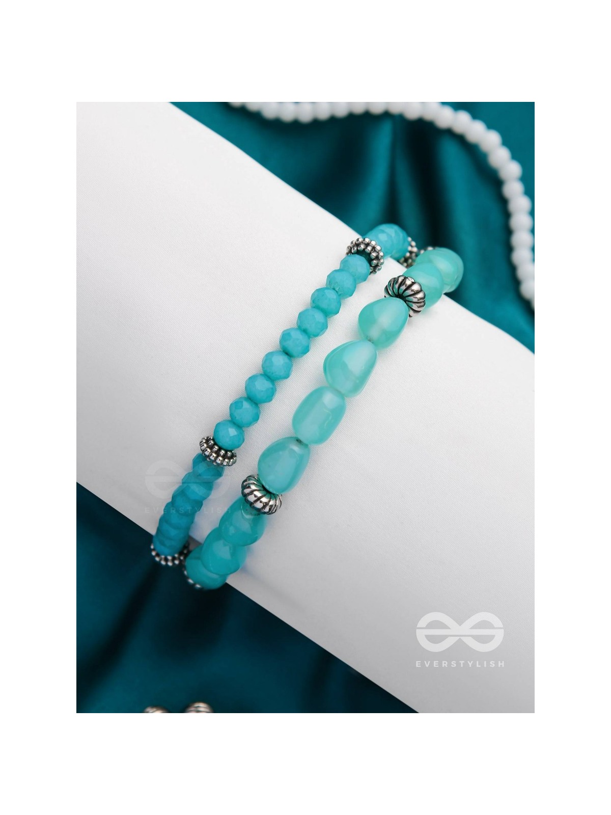 OCEANIC BLISS BEADS - MULTILAYER BEADED BRACELET