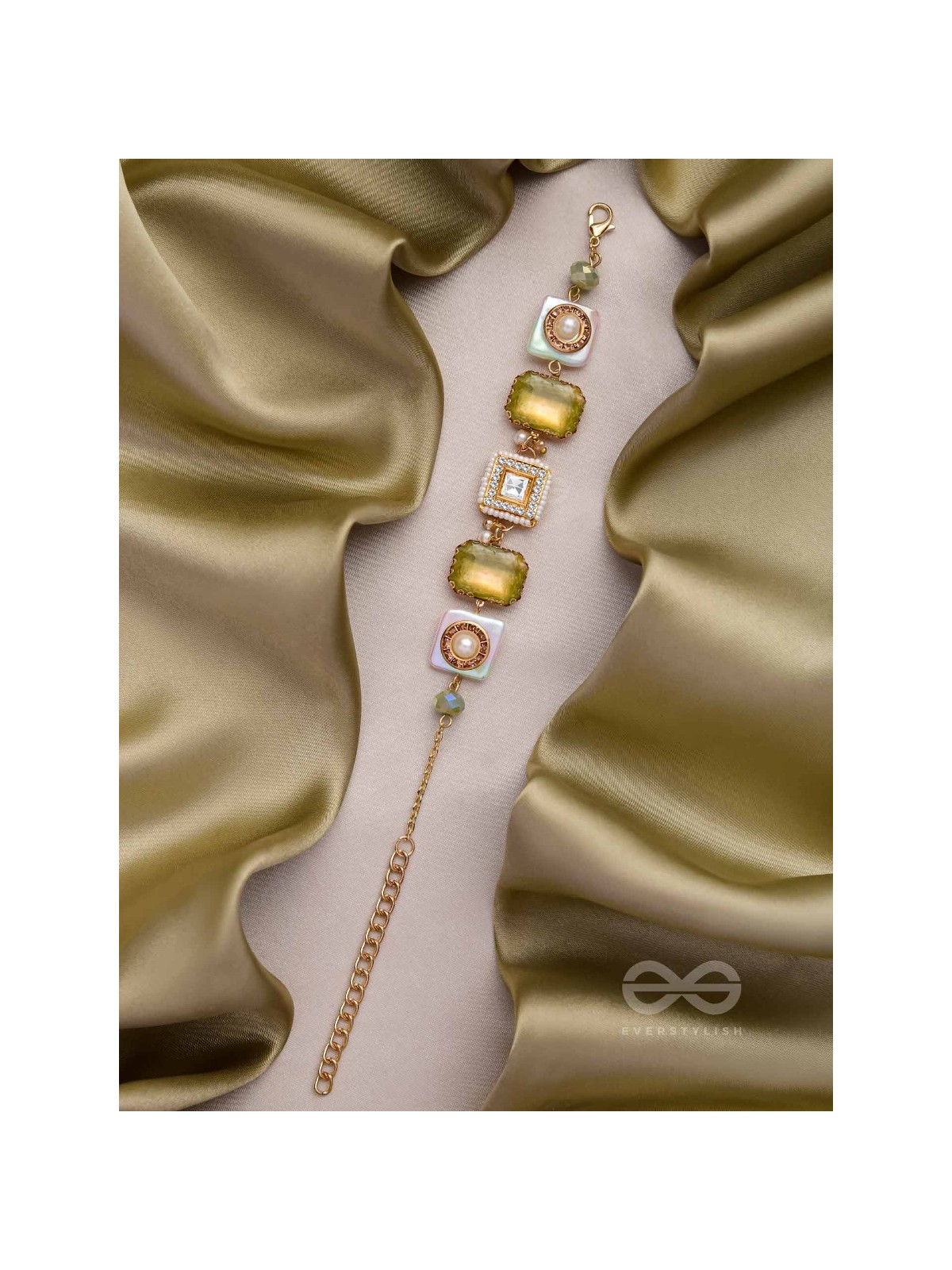 MEADOW'S MAGIC - GOLDEN EMBELLISHED BRACELET