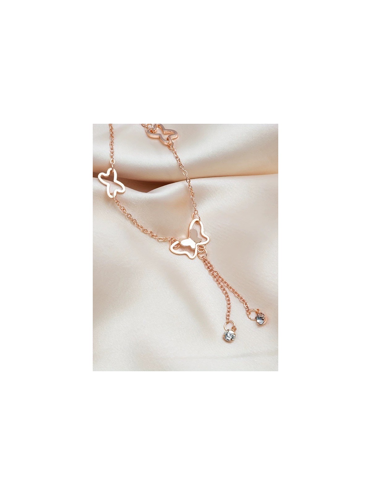 FLUTTERING MELODIES - CASUAL ROSEGOLD ANKLET