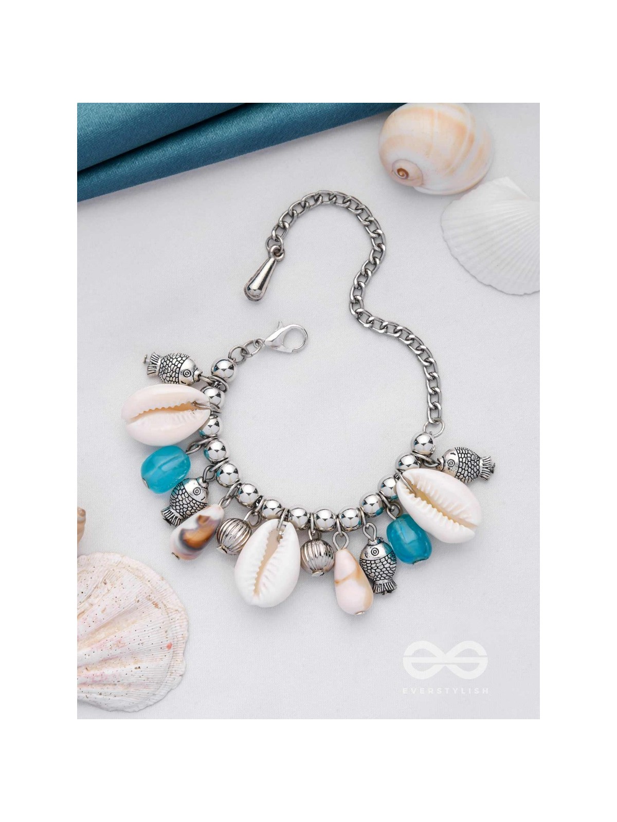 SEA'S TEMPTATIONS - OXIDISED EMBELLISHED BRACELET