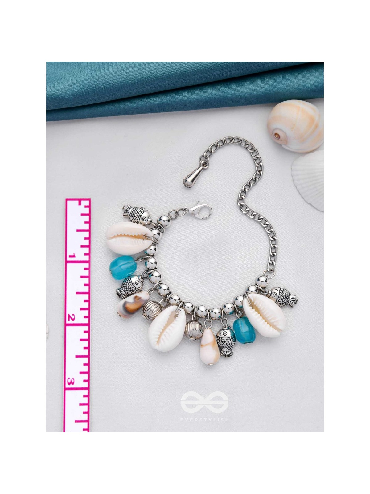 SEA'S TEMPTATIONS - OXIDISED EMBELLISHED BRACELET