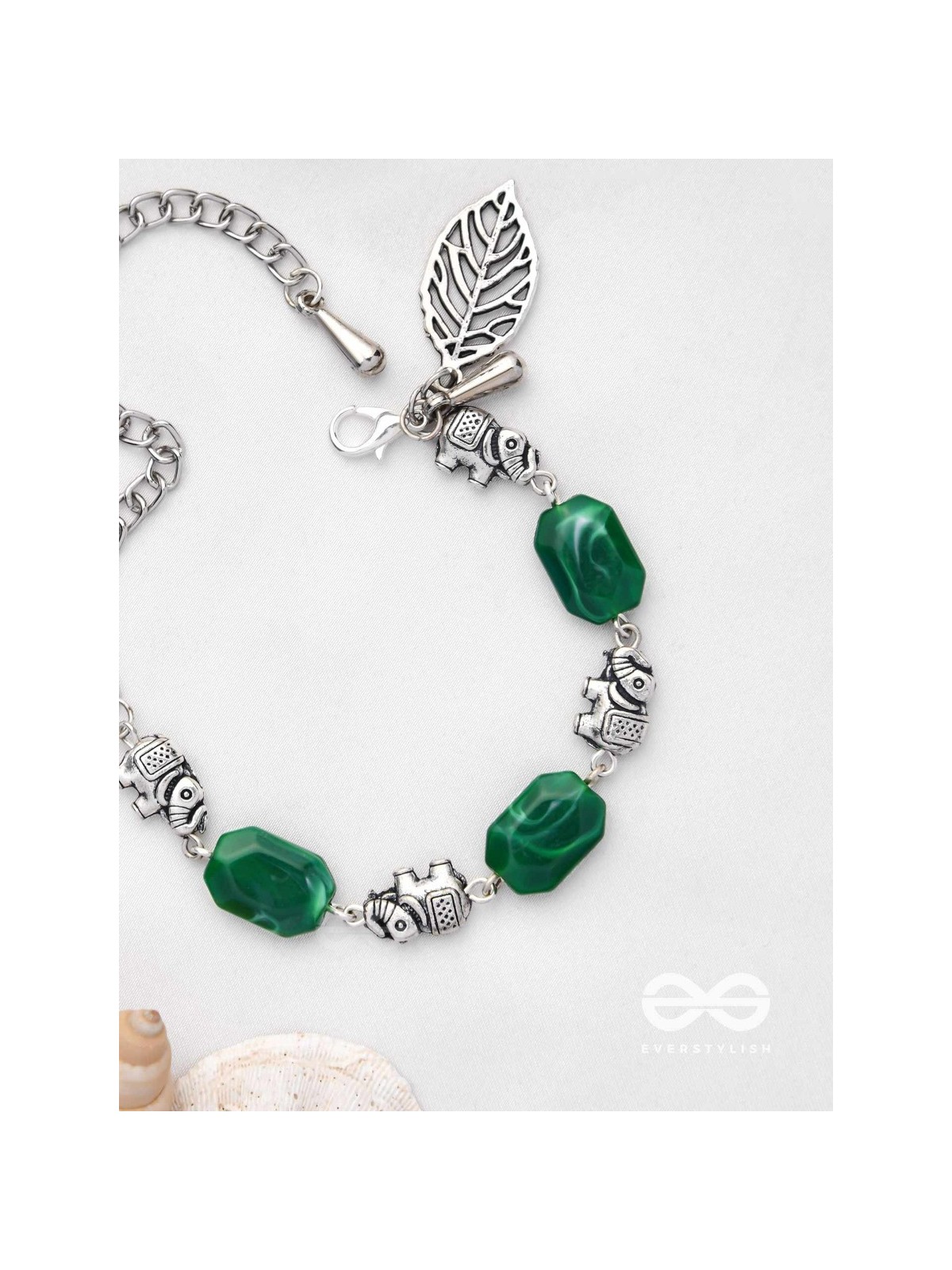 JUNGLE JIVE - OXIDISED EMBELLISHED BRACELET