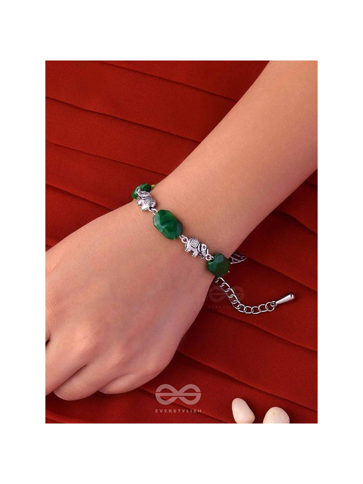 JUNGLE JIVE - OXIDISED EMBELLISHED BRACELET