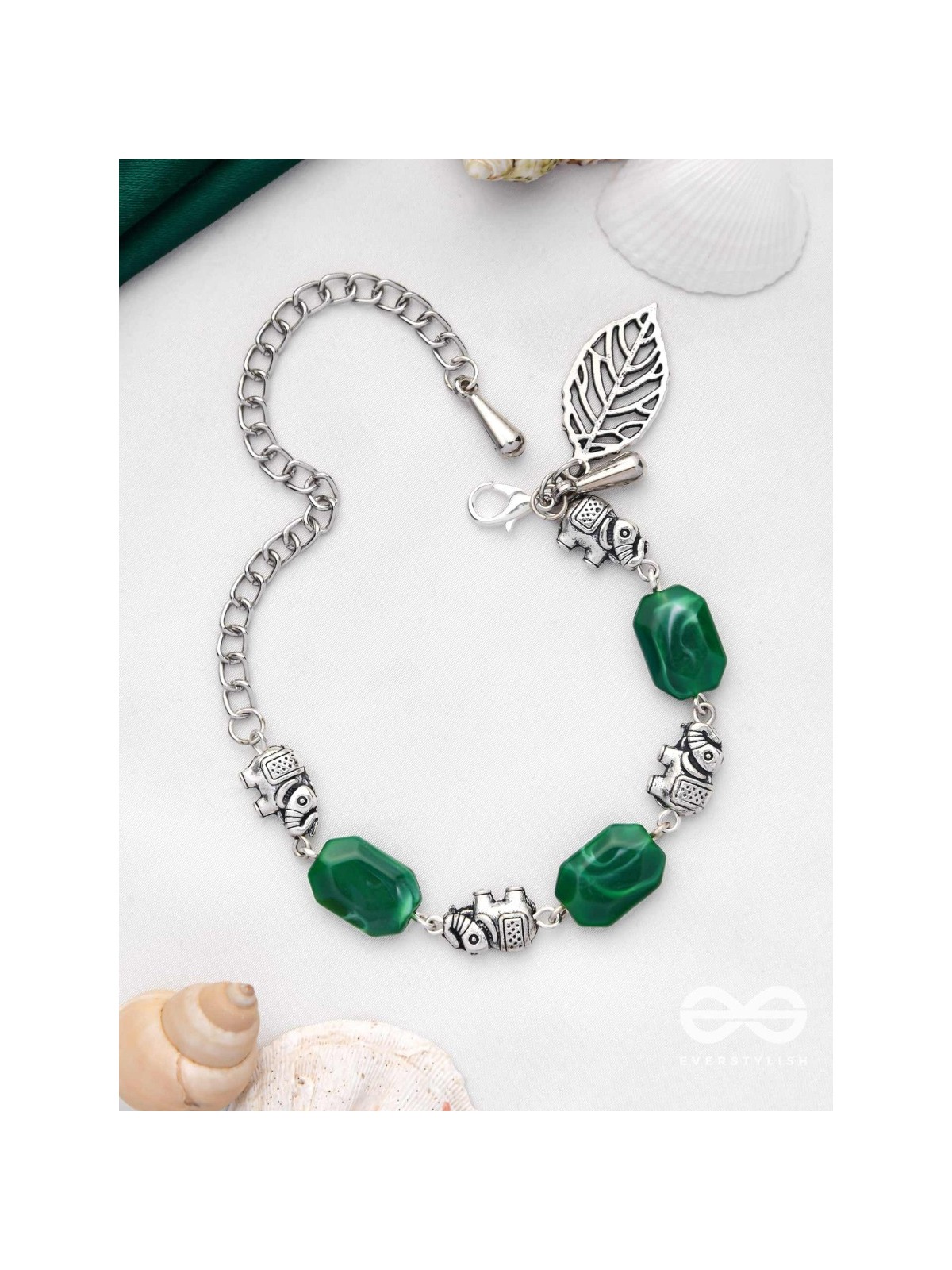 JUNGLE JIVE - OXIDISED EMBELLISHED BRACELET