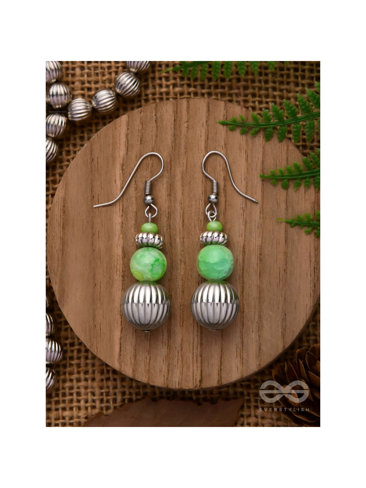 SKY DELIGHT DROPS - CLASSY SILVER EARRINGS