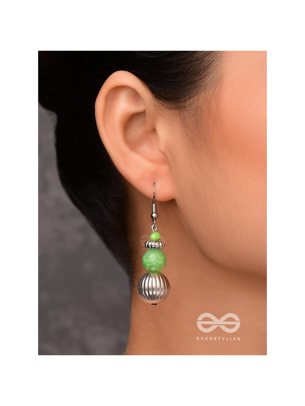 SKY DELIGHT DROPS - CLASSY SILVER EARRINGS