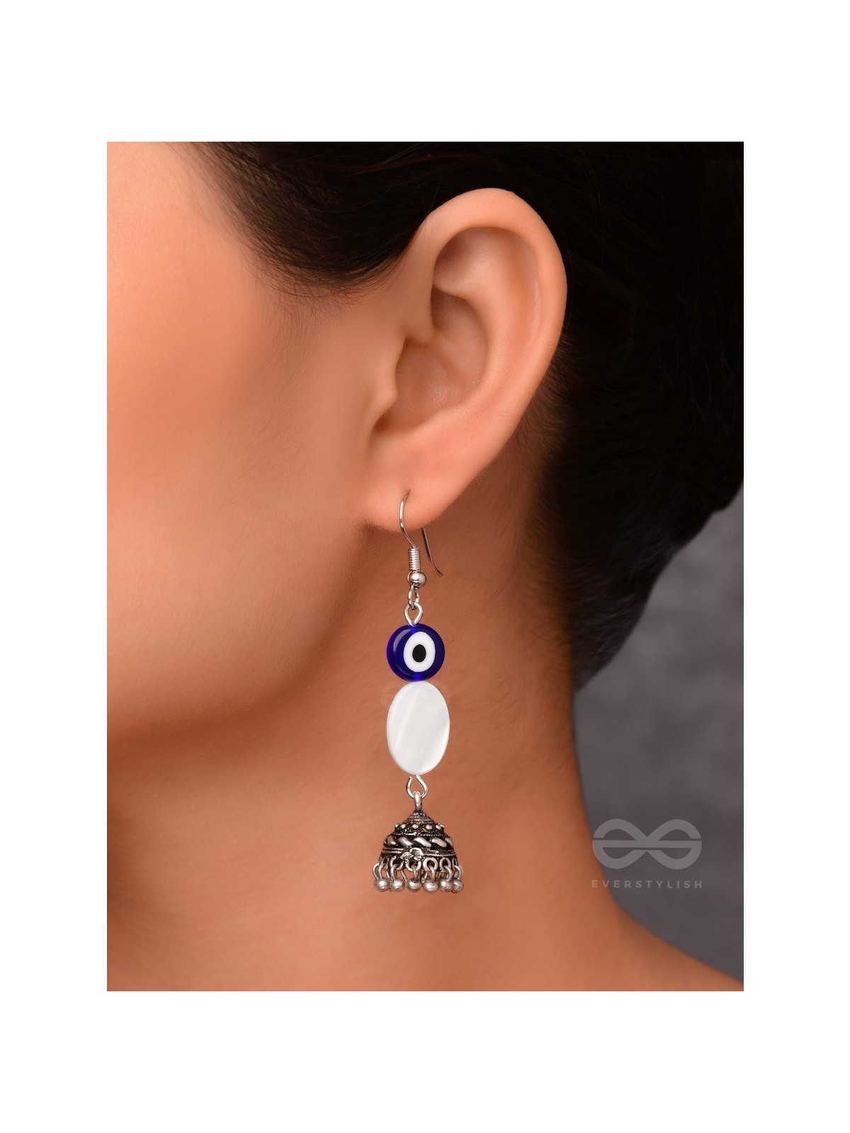 The Miniature Guardian - Oxidised Earrings