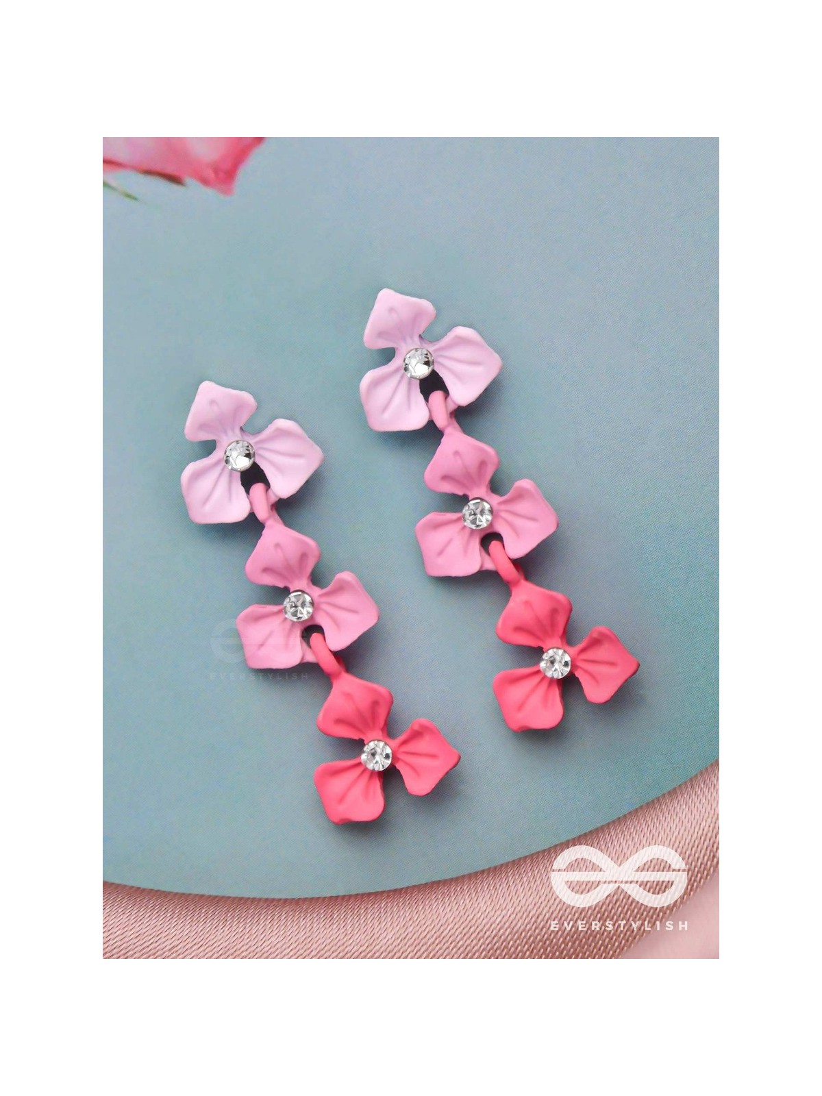 THE CHERRY BLOSSOMS - ELEGANT ACRYLIC EARRINGS