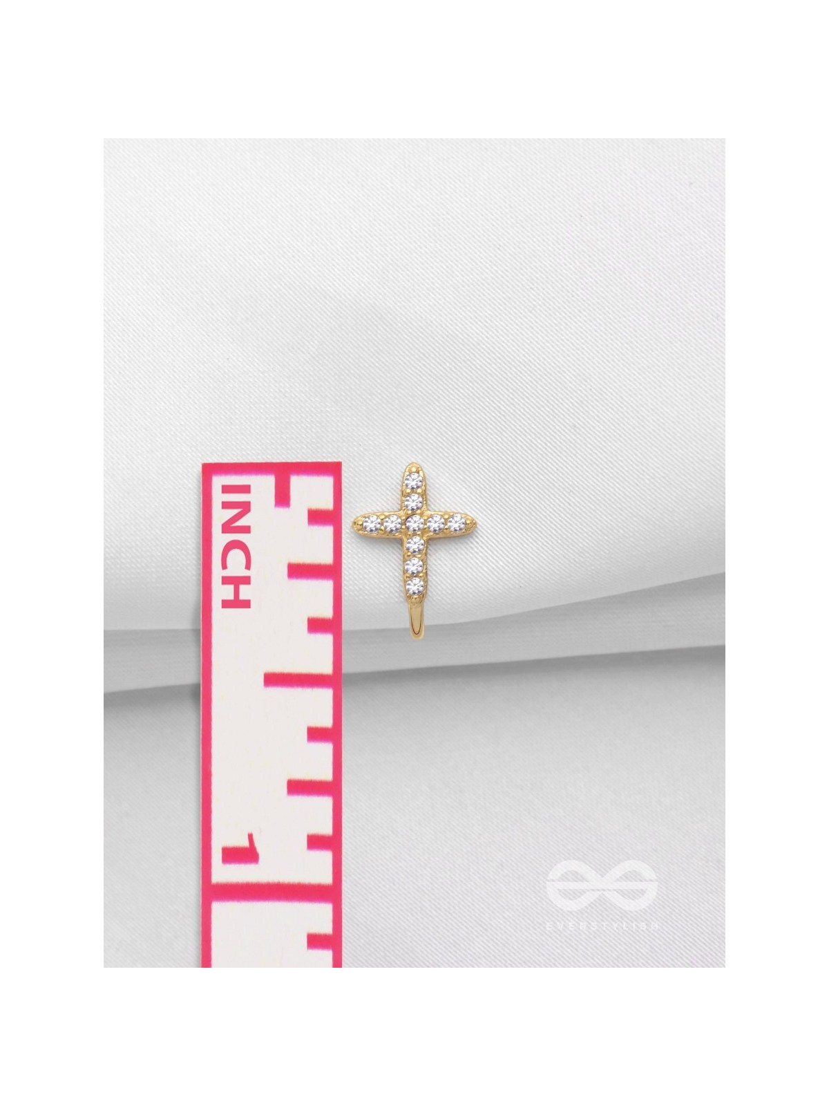 HEAVENLY HARMONY  - GOLDEN CZ NOSERING (NON-PIERCING)