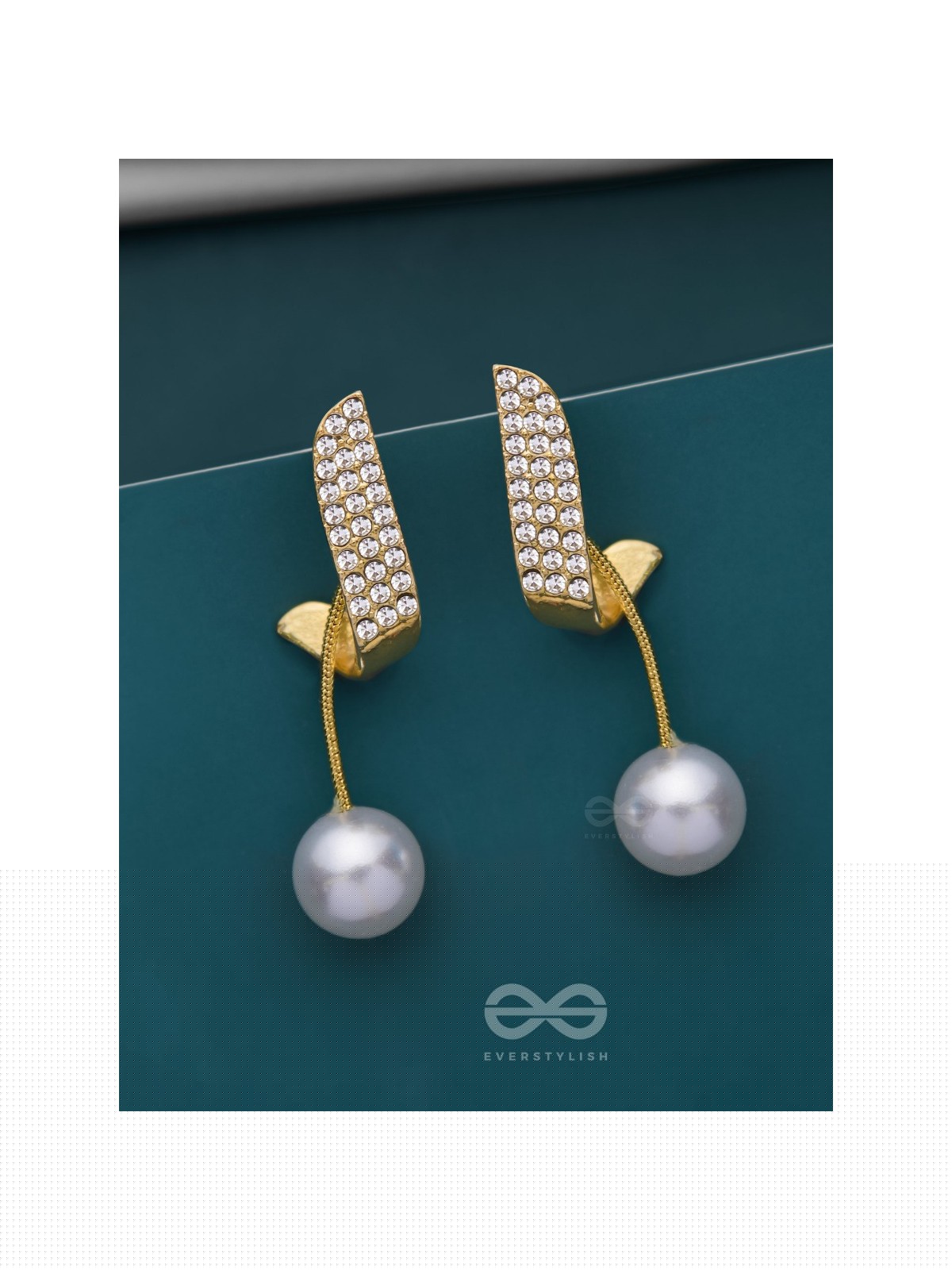 THE MELODIC TWIST - GOLDEN EMBELLISHED EAR JACKETS