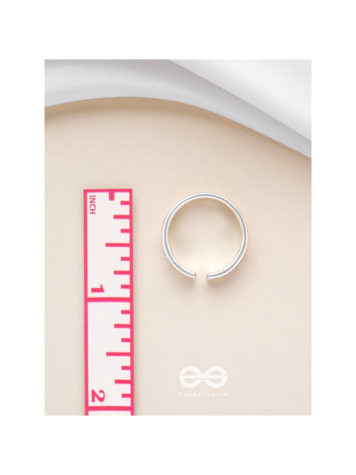 TULIP TIMES - SILVER RING (ADJUSTABLE)