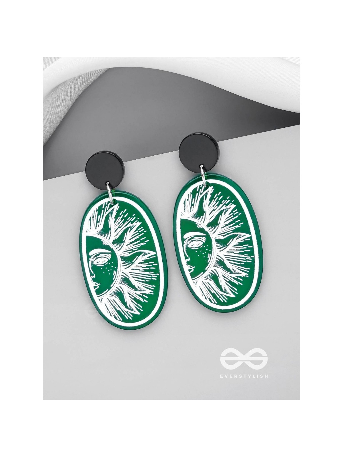 DAYDREAMS & SUNFEELS- STATEMENT ACRYLIC EARRINGS
