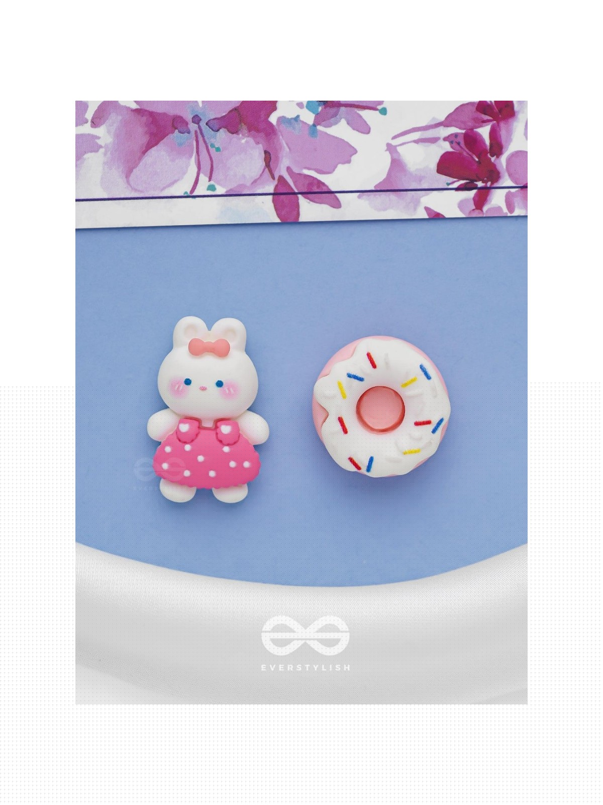 DONUT DARLINGS - MISMATCHED ACRYLIC STUD EARRINGS