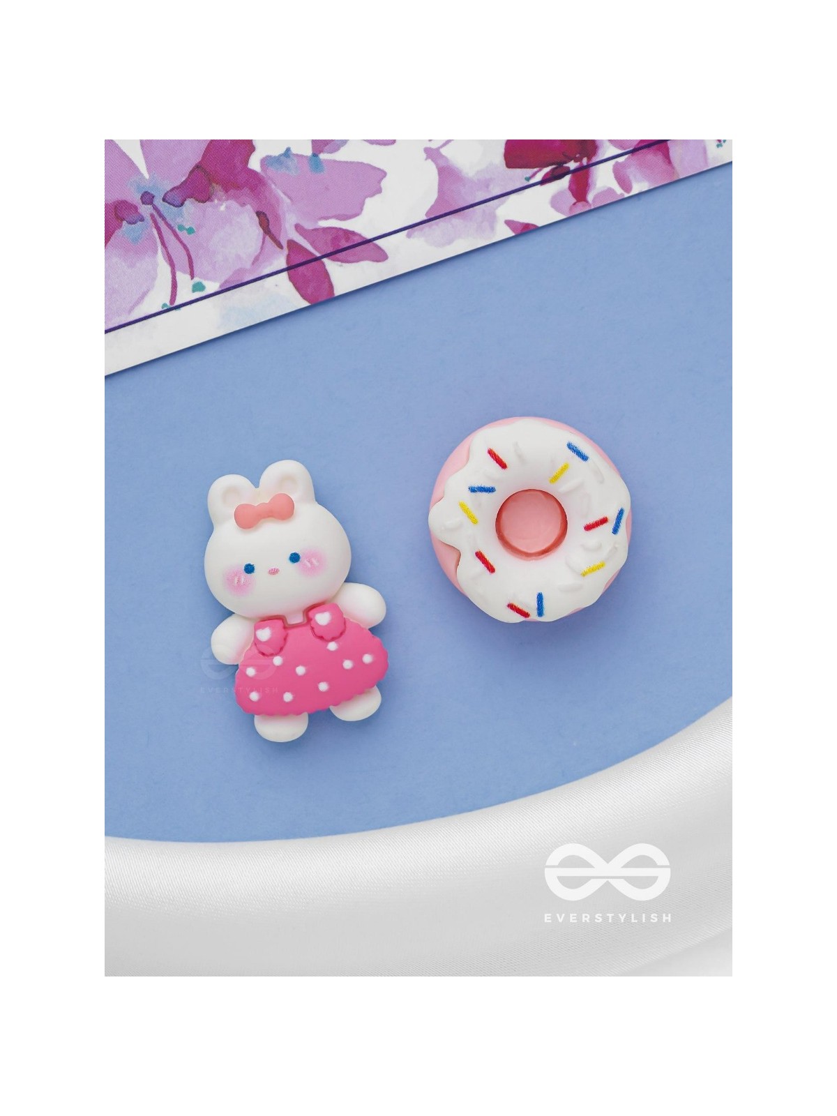 DONUT DARLINGS - MISMATCHED ACRYLIC STUD EARRINGS