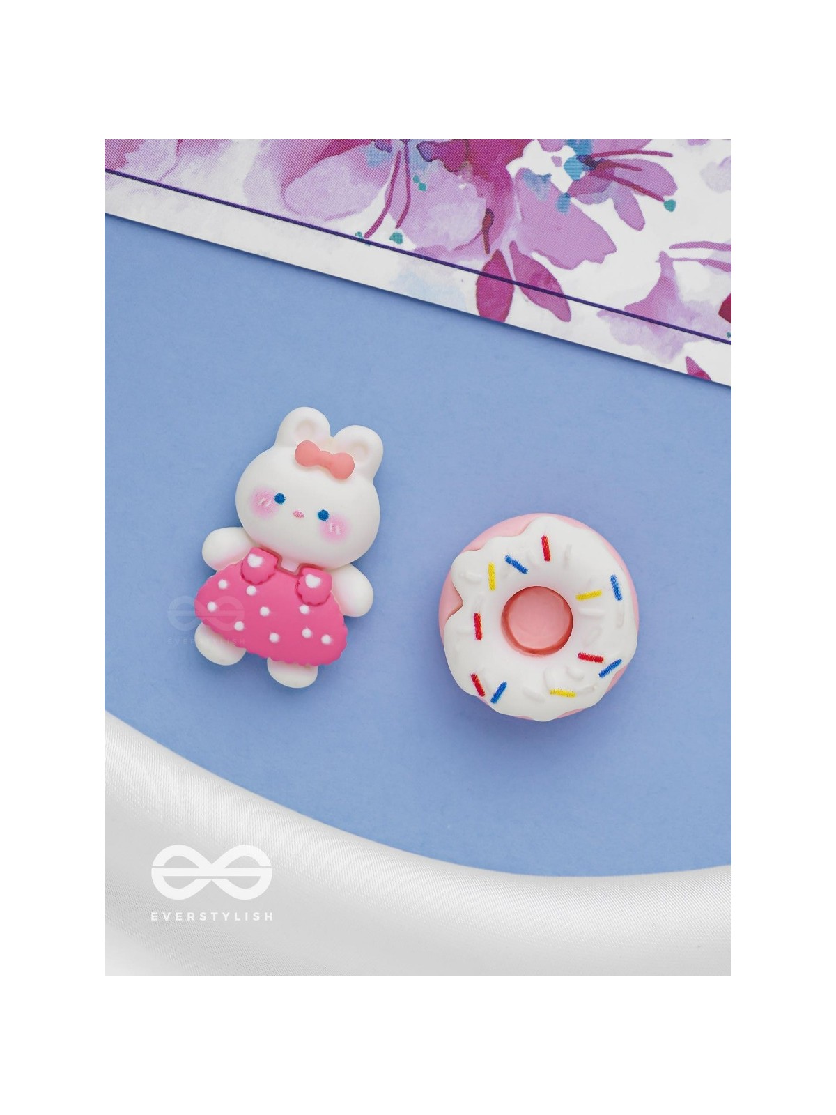 DONUT DARLINGS - MISMATCHED ACRYLIC STUD EARRINGS