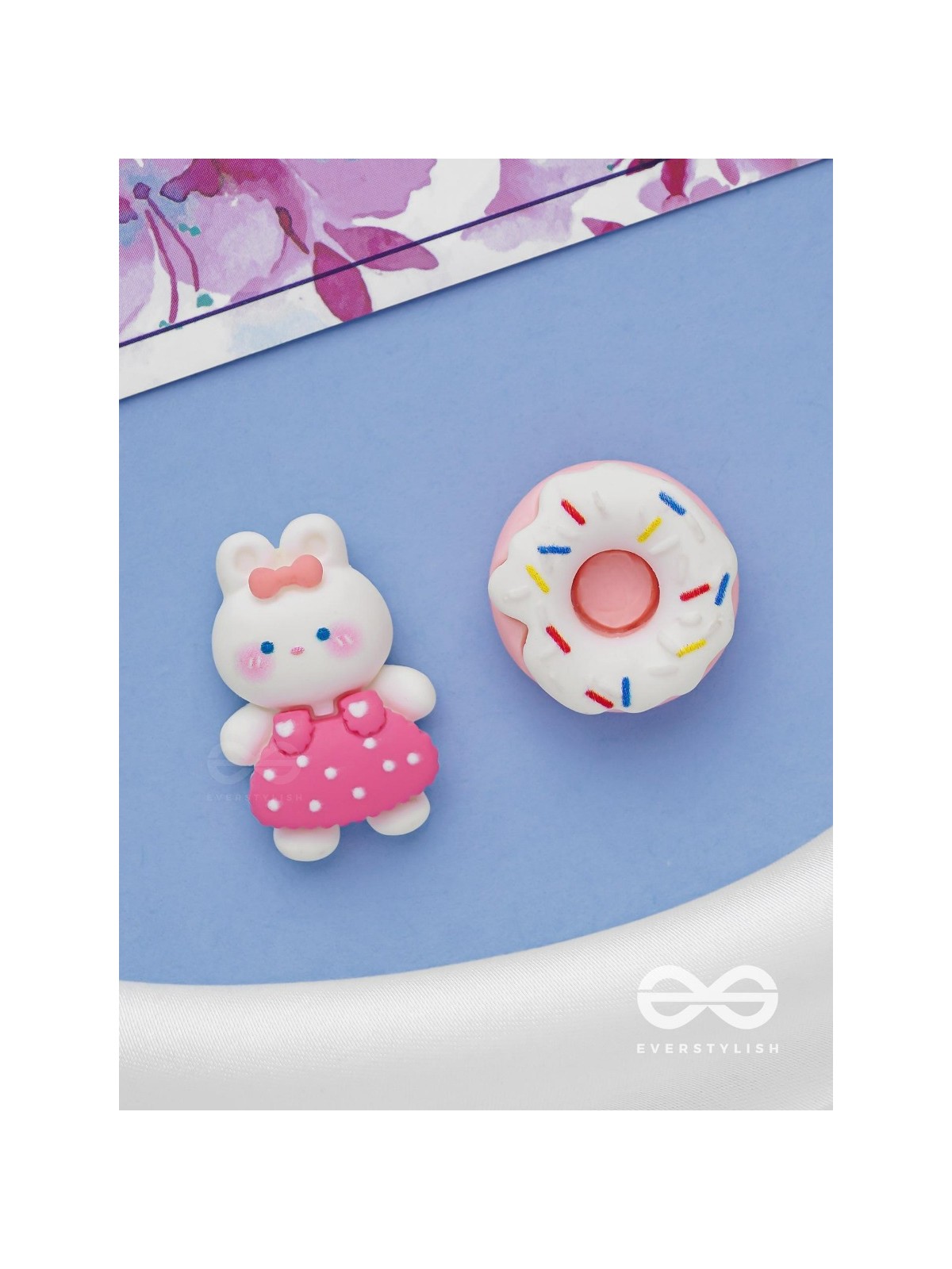 DONUT DARLINGS - MISMATCHED ACRYLIC STUD EARRINGS