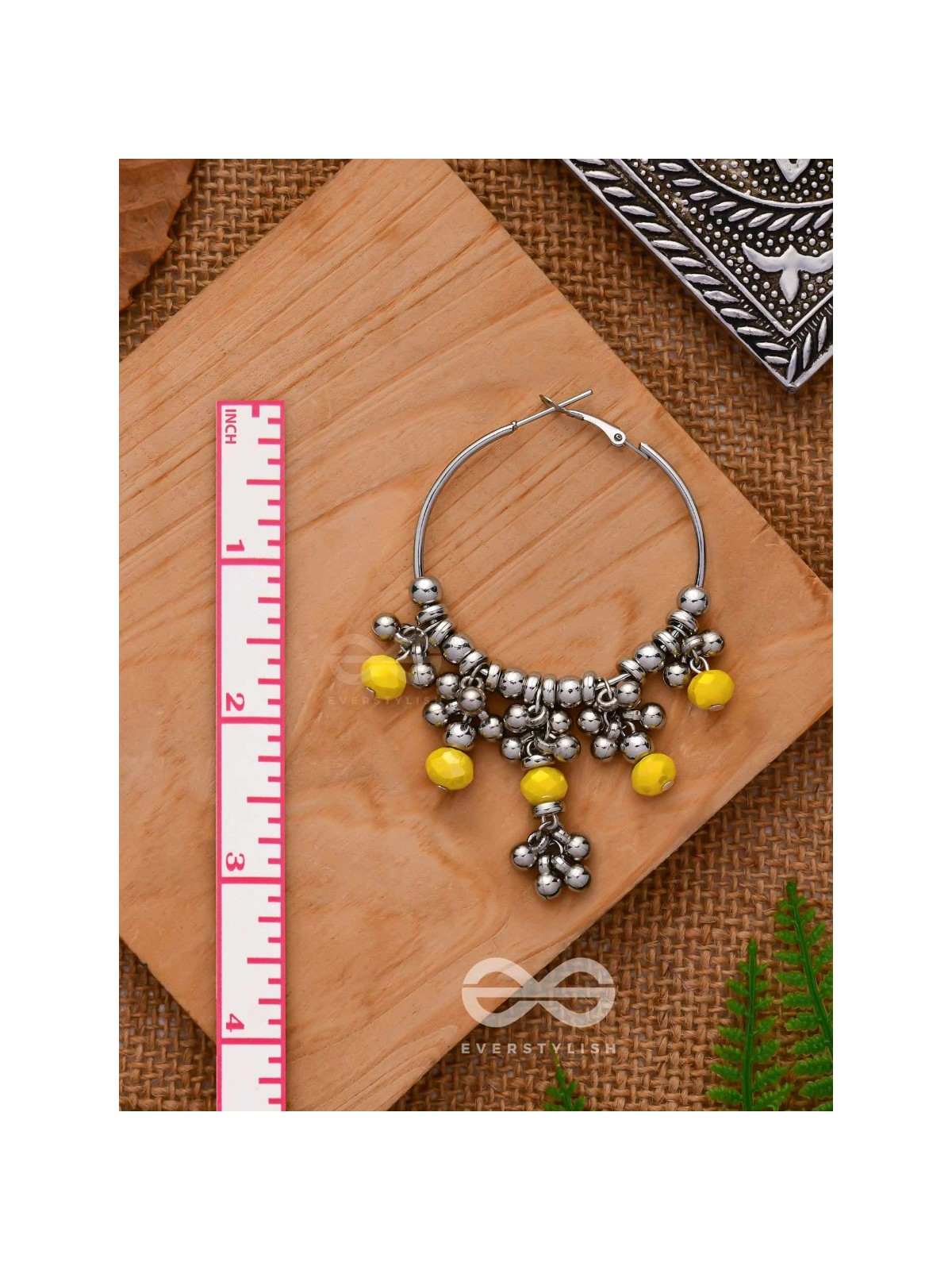 The Marigold Baubles- Silver Hoop Earrings