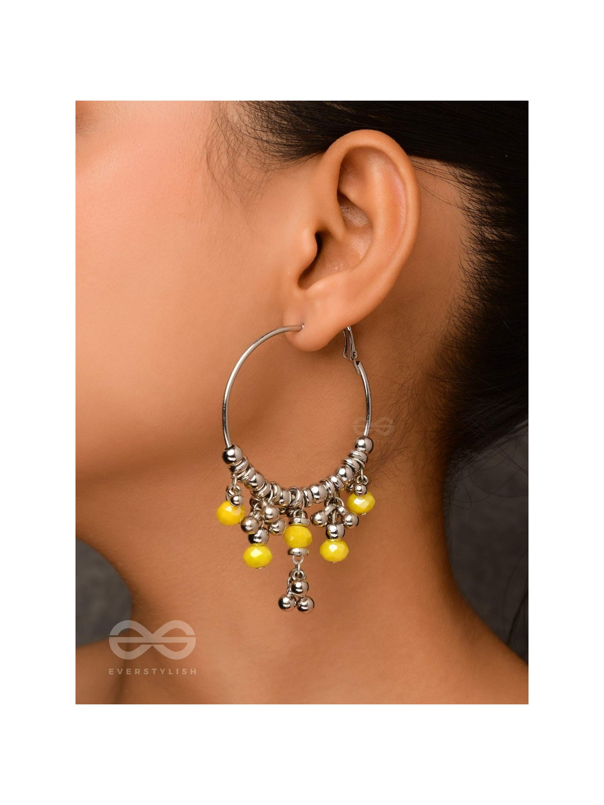 The Marigold Baubles- Silver Hoop Earrings