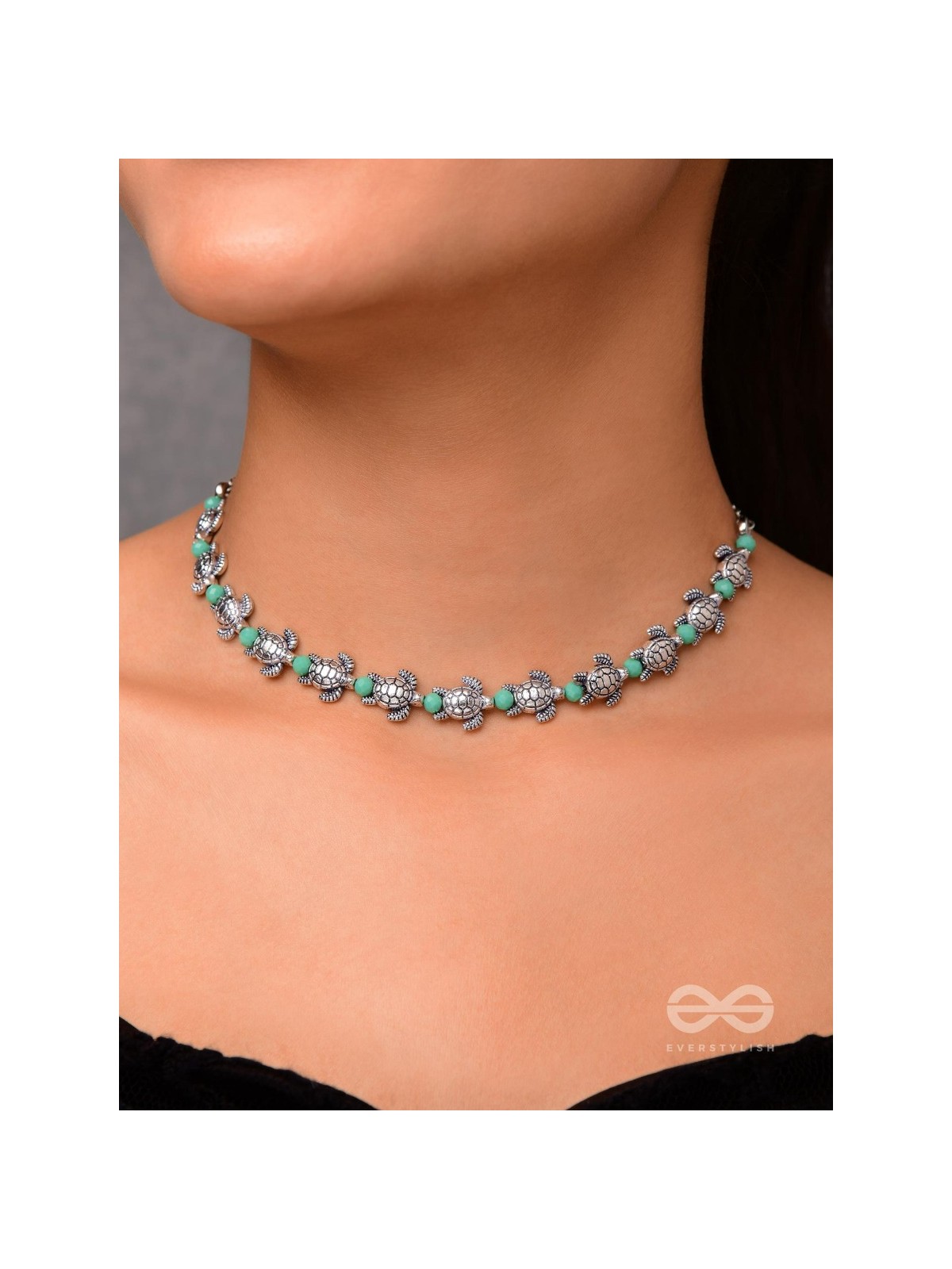 Turtle's Treasure Trove - Casual Oxidised Neckpiece