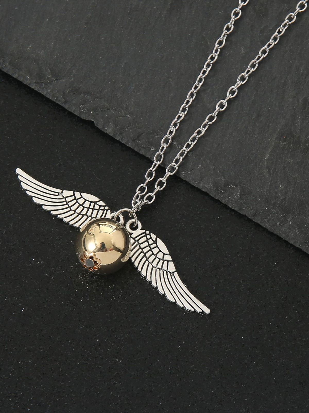 Resting Quidditch - Statement Silver Pendant