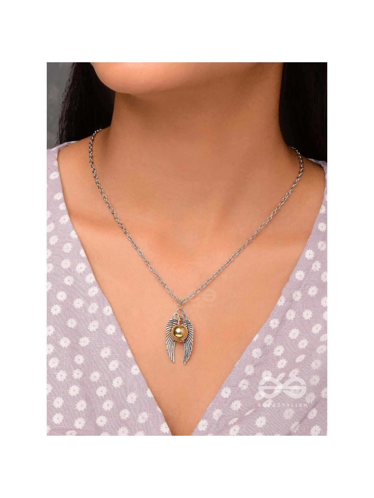 Resting Quidditch - Statement Silver Pendant