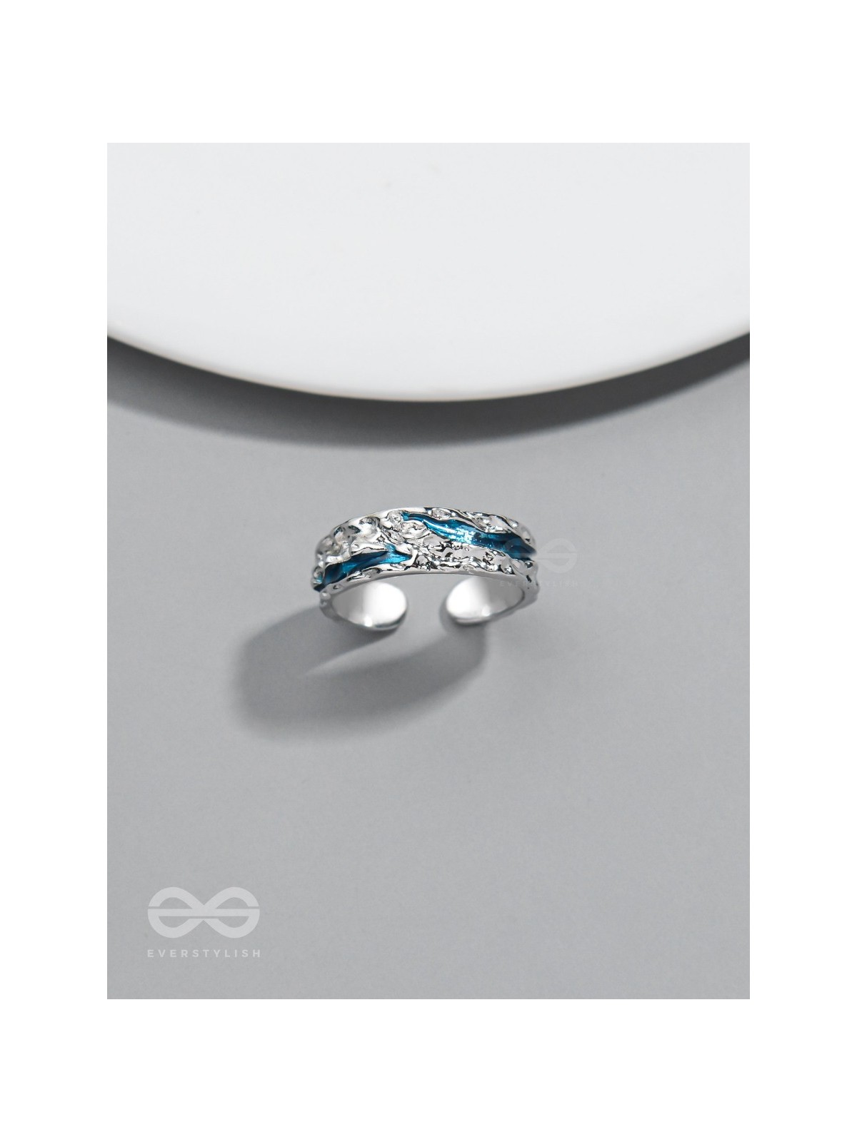 The Teal River - Silver Ring