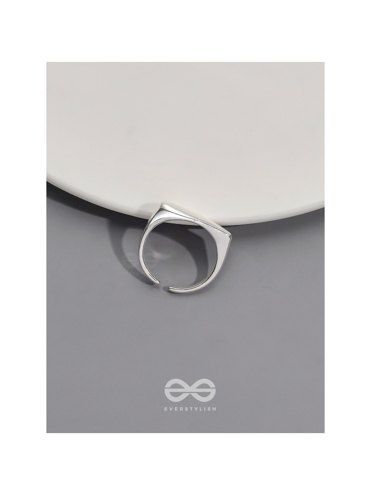 Silver Serenity - Classic Silver Ring 