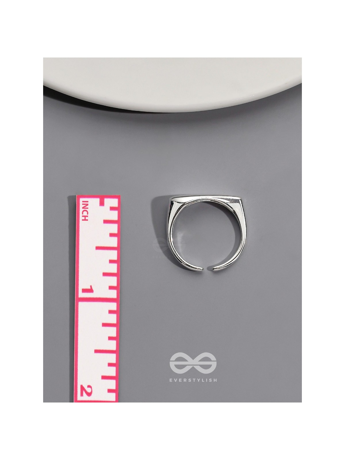 Silver Serenity - Classic Silver Ring 