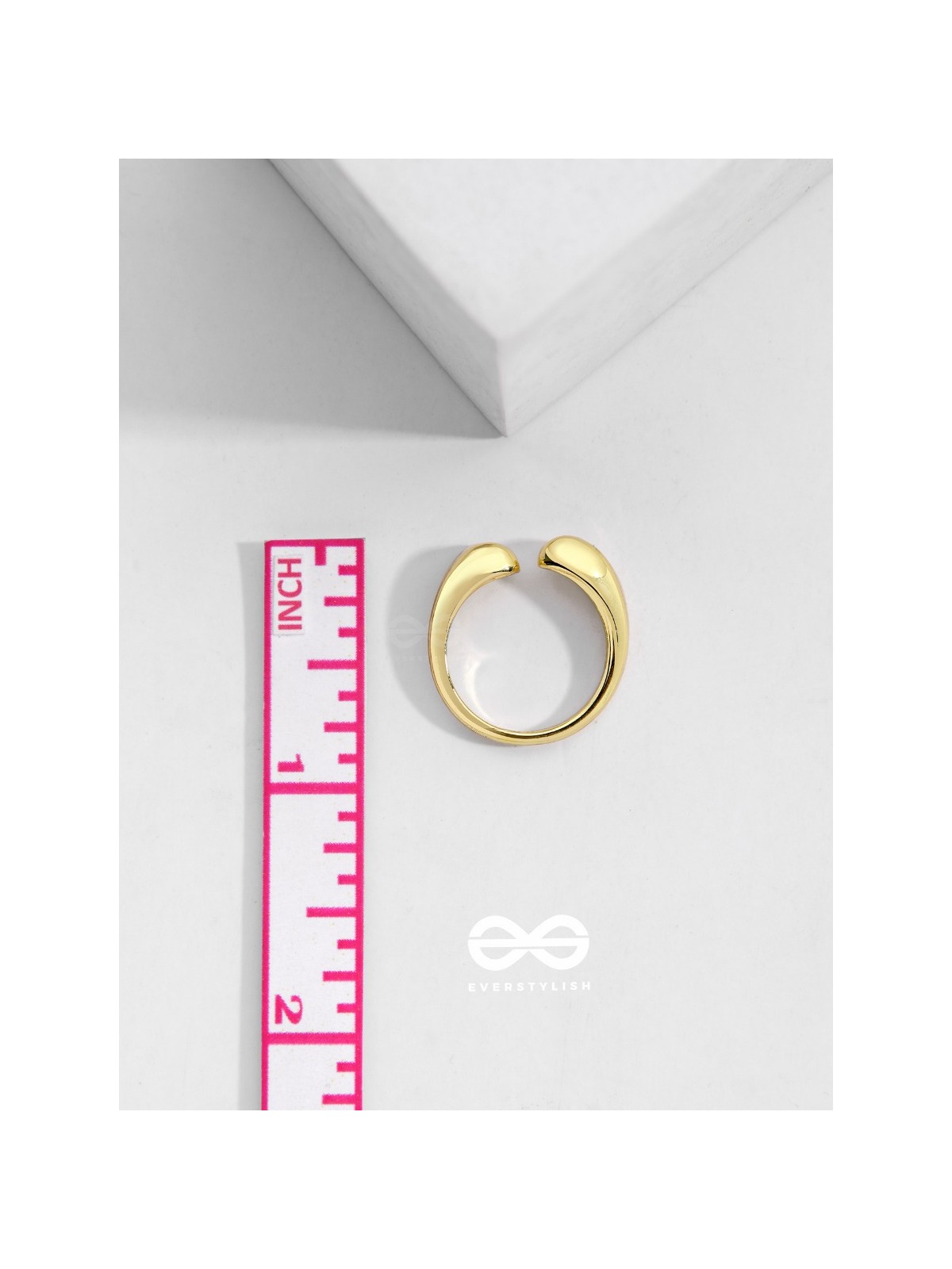 Gilded Glory - Classic Golden Ring (Adjustable)