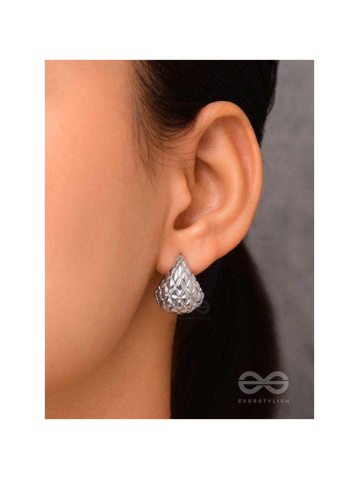 Moonlit Scales - Silver Earrings