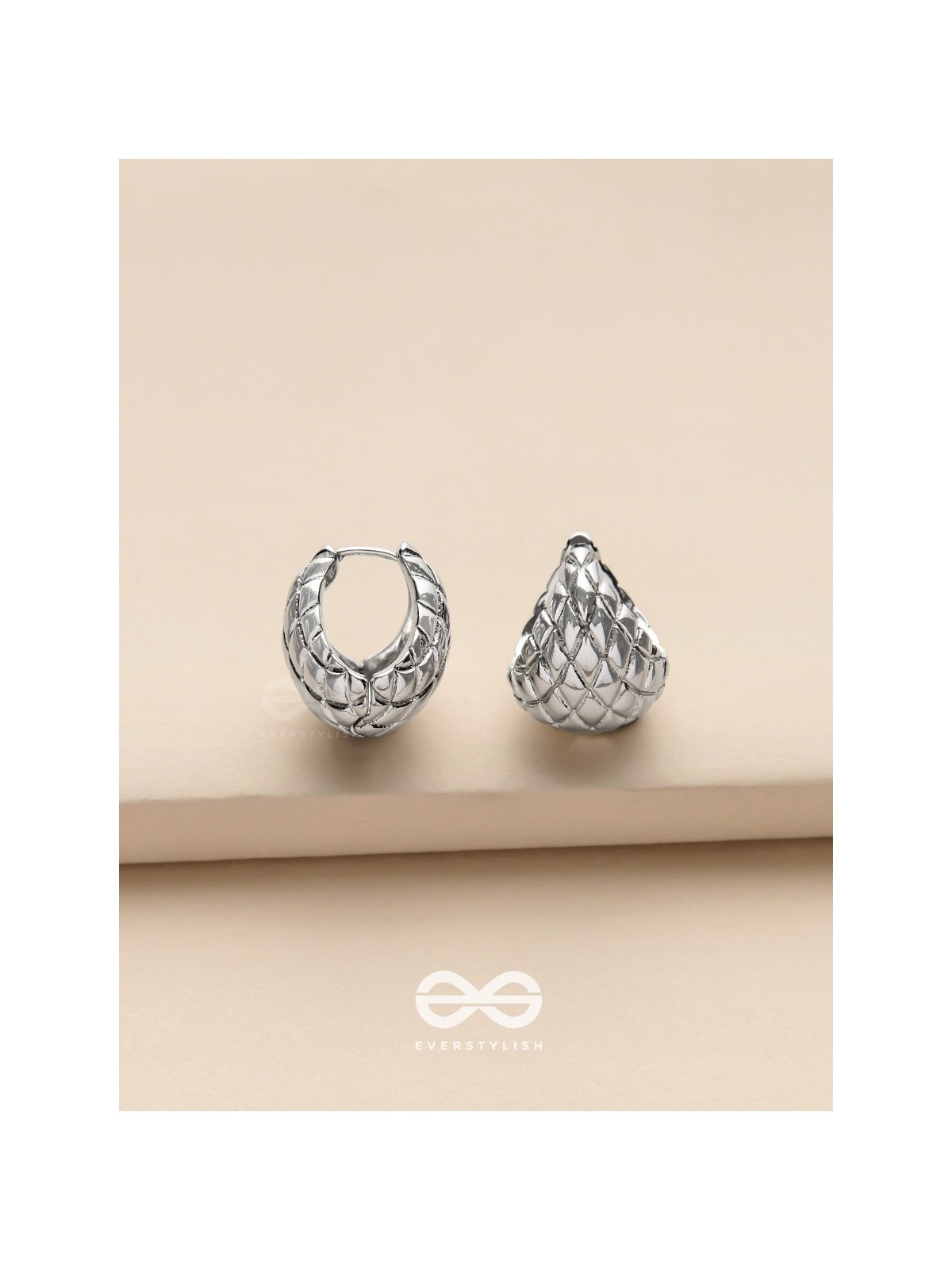 Moonlit Scales - Silver Earrings