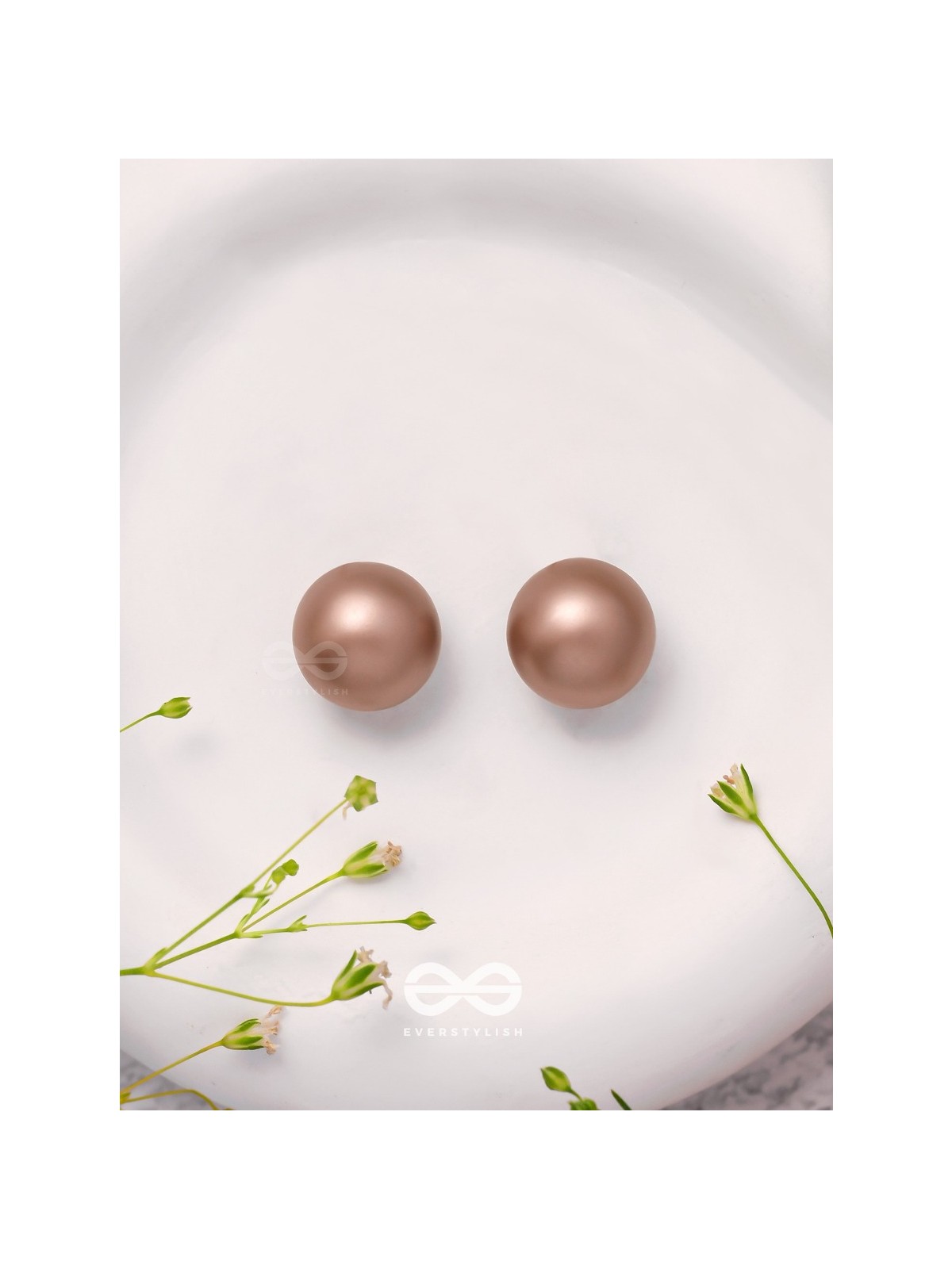 Drop Of Mocha - Casual Stud Earrings