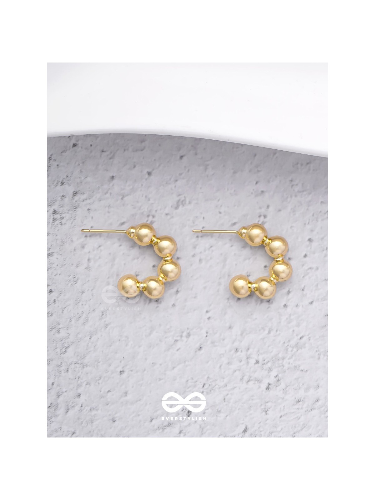 Spell Beads - Classy  Golden  Earrings  