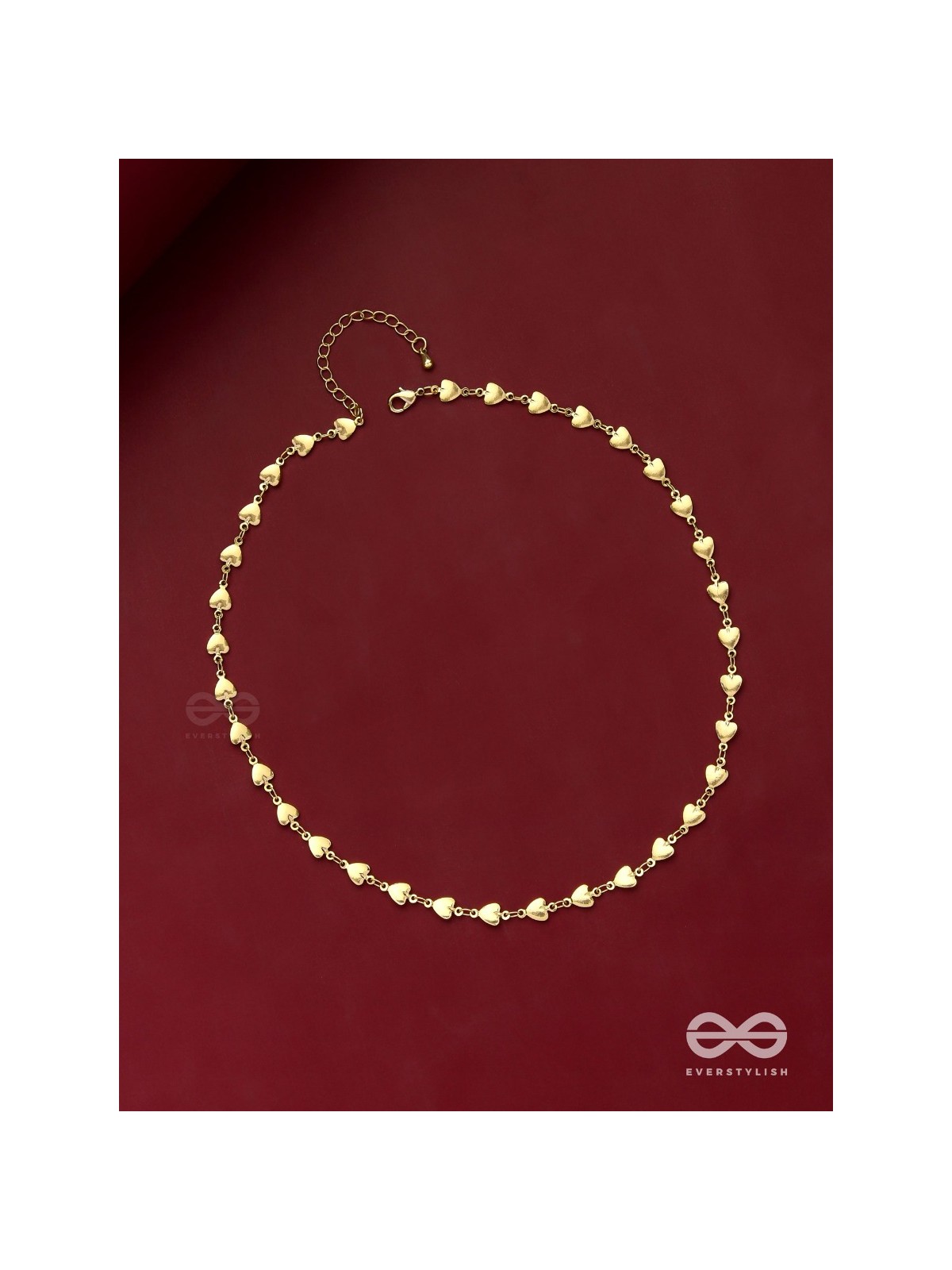 Enchanted Lover - Golden Necklace With Anti-Tarnish Coating