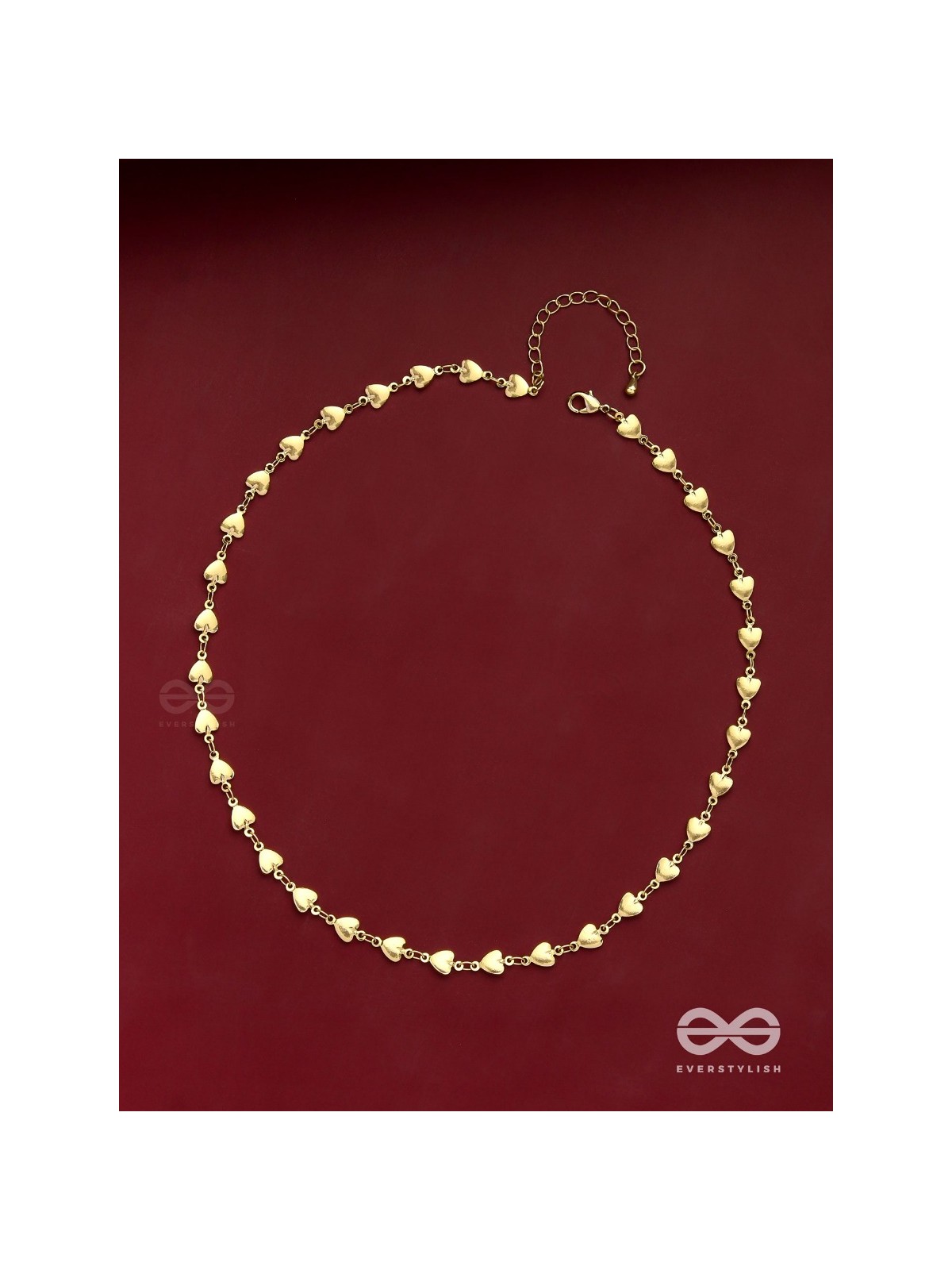 Enchanted Lover - Golden Necklace With Anti-Tarnish Coating