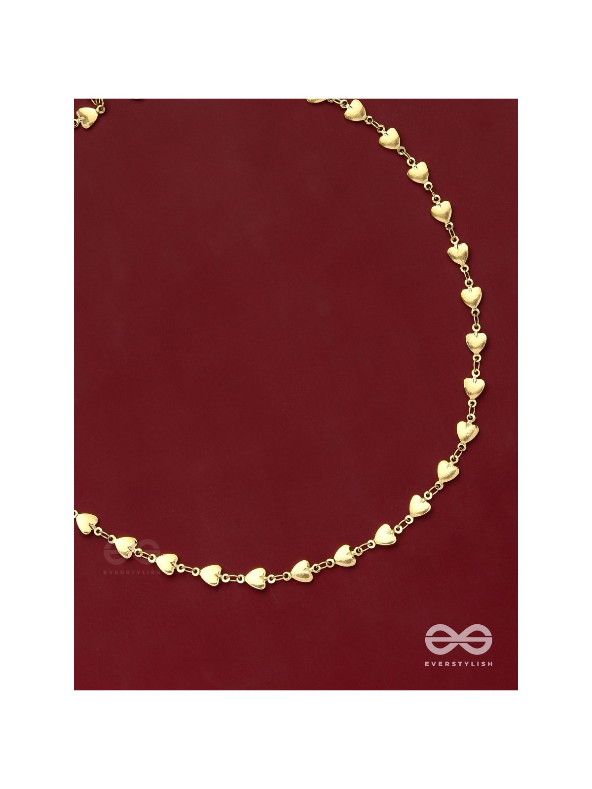 Enchanted Lover - Golden Necklace With Anti-Tarnish Coating