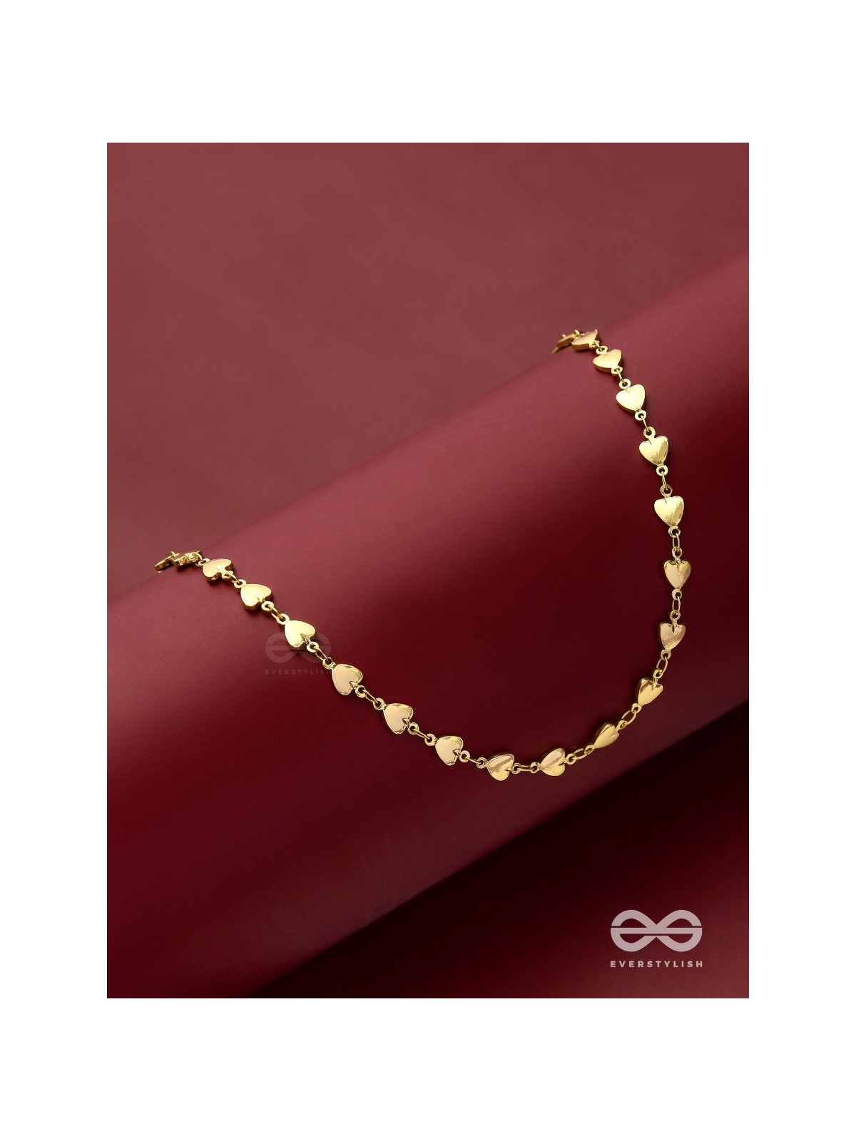 Enchanted Lover - Golden Necklace With Anti-Tarnish Coating