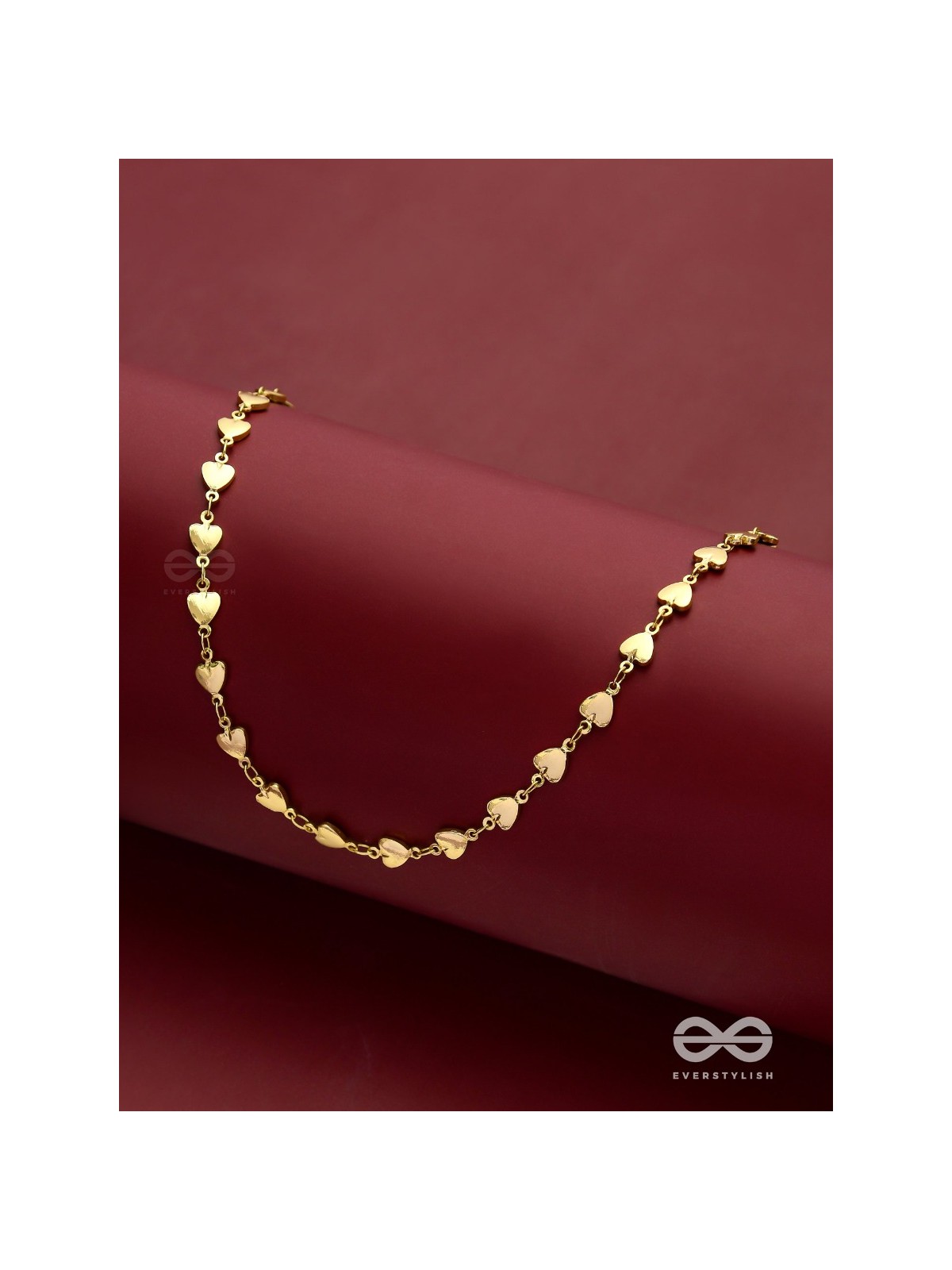 Enchanted Lover - Golden Necklace With Anti-Tarnish Coating