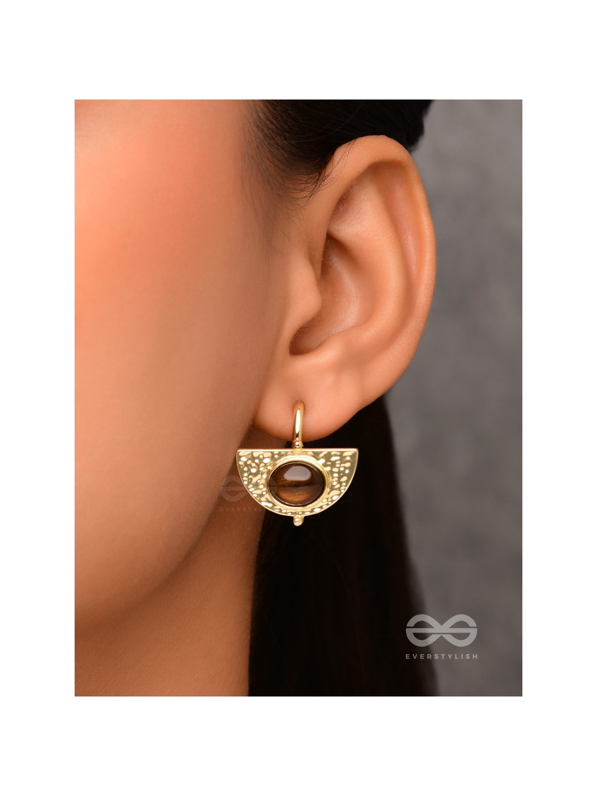 Coffee Bean Beauties - Golden Earrings