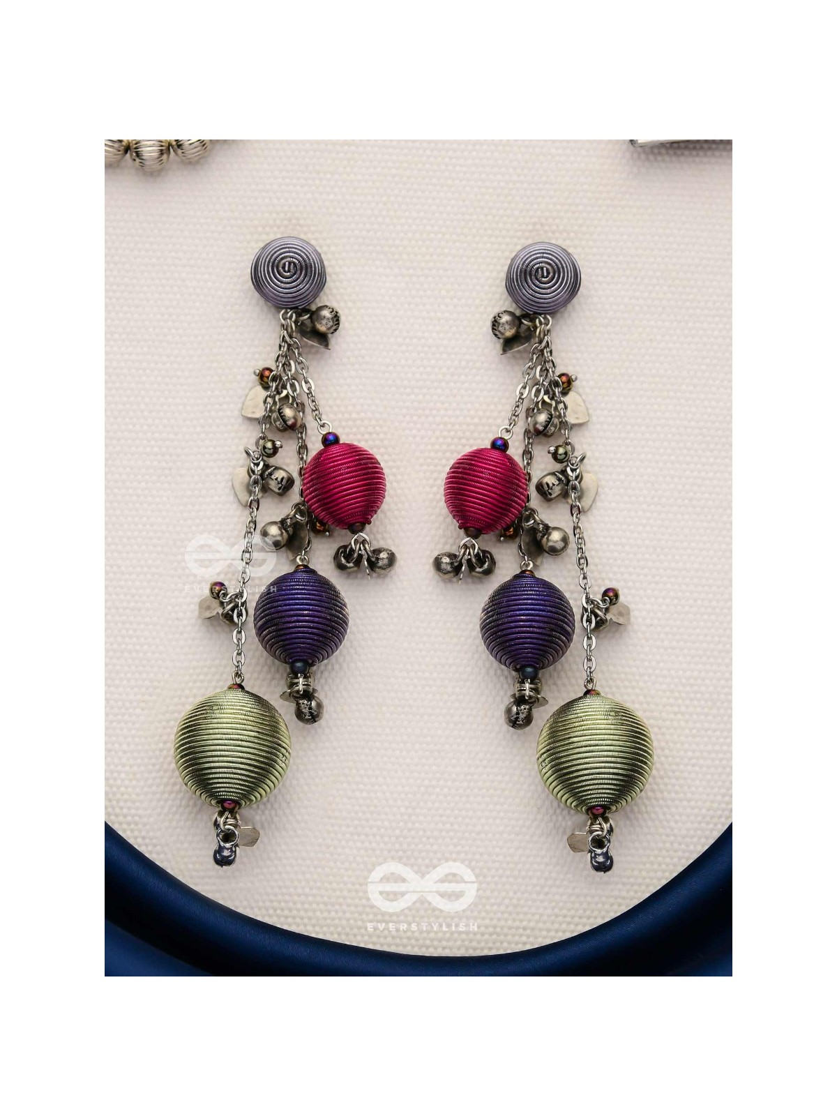 The Bouncy Baubles - Oxidised Earrings