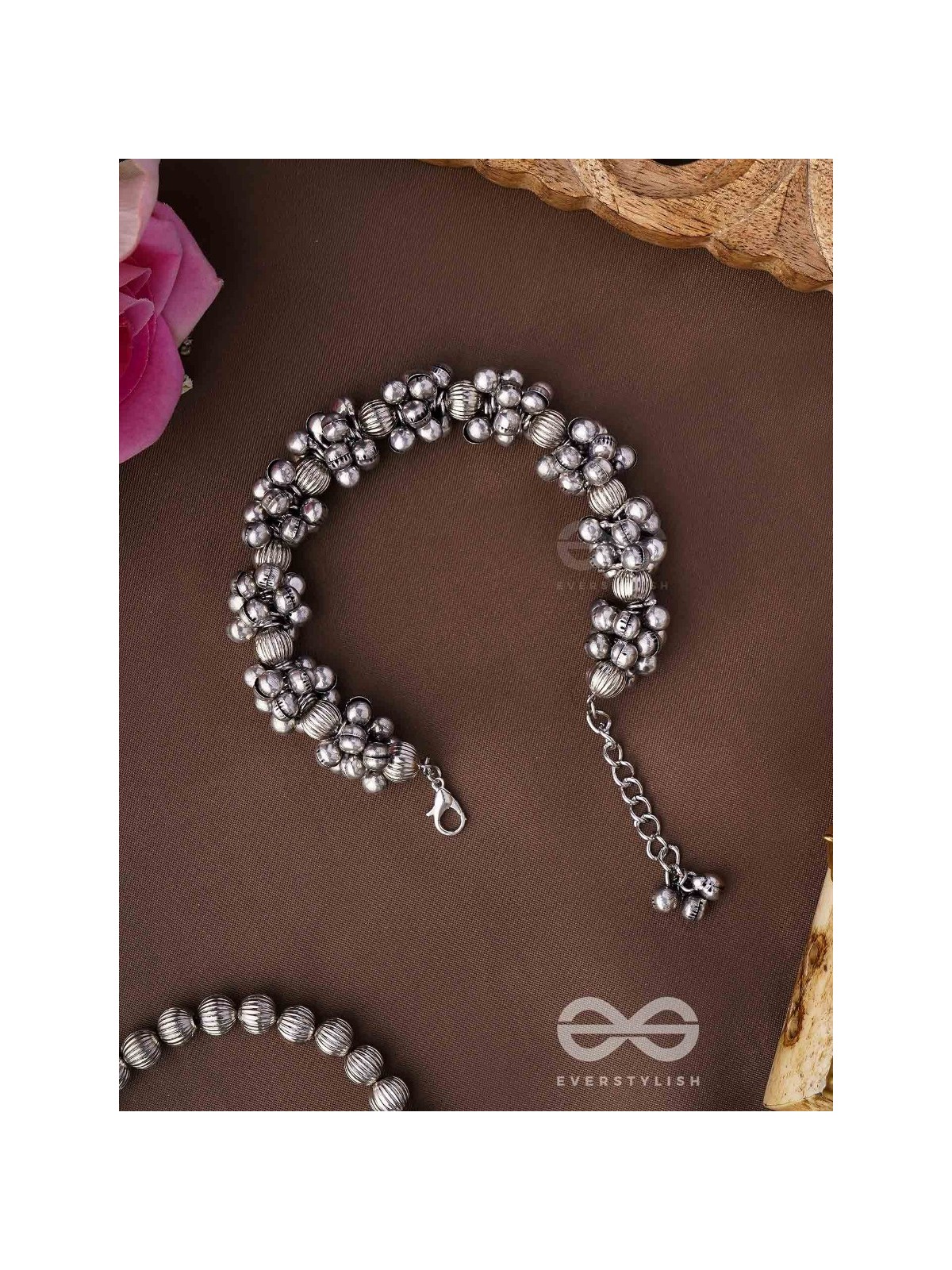 The Moon-Drenched Melody - Oxidised Bracelet 