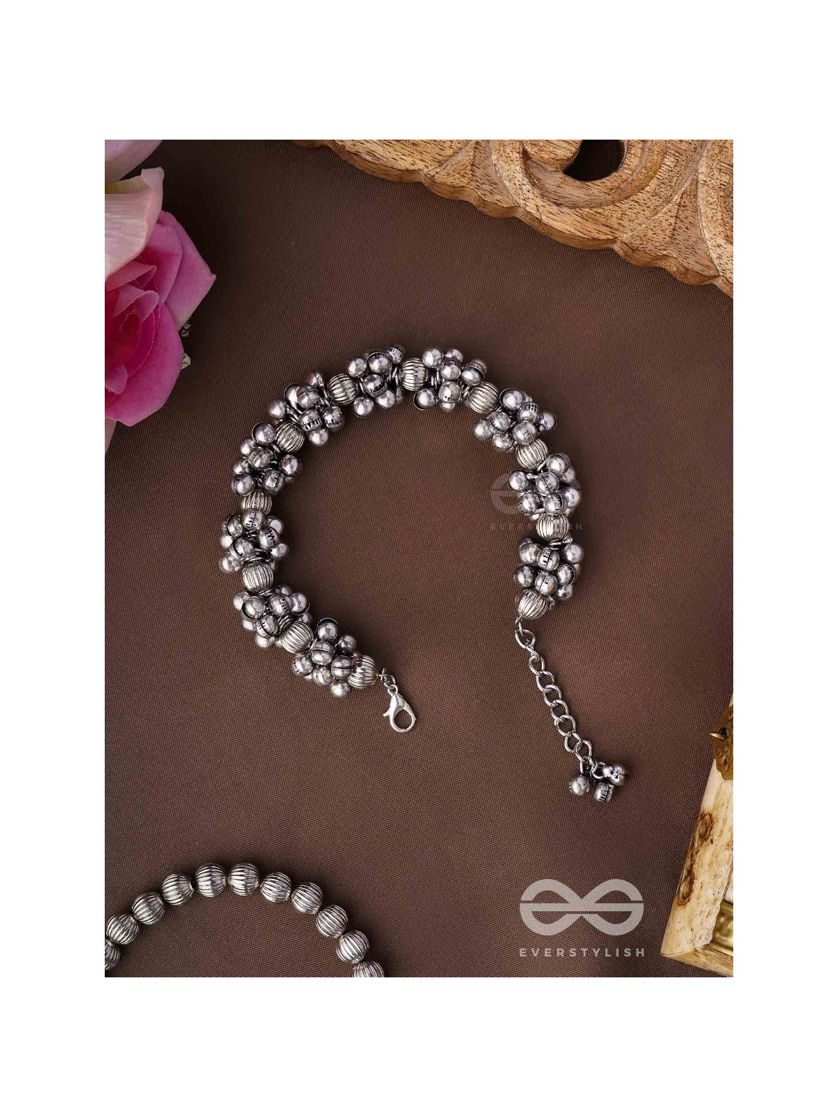 The Moon-Drenched Melody - Oxidised Bracelet 