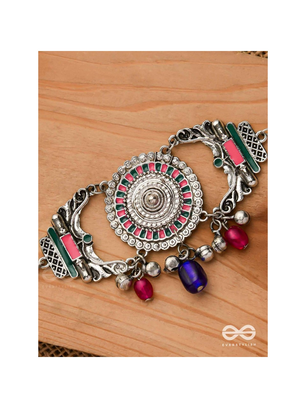 The Glorious Legacy - Enamelled Oxidised Neckpiece