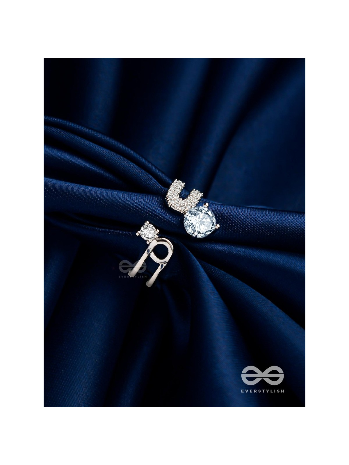 The Dreamy Dazzle - Silver Cubic Zirconia Ring (Adjustable)